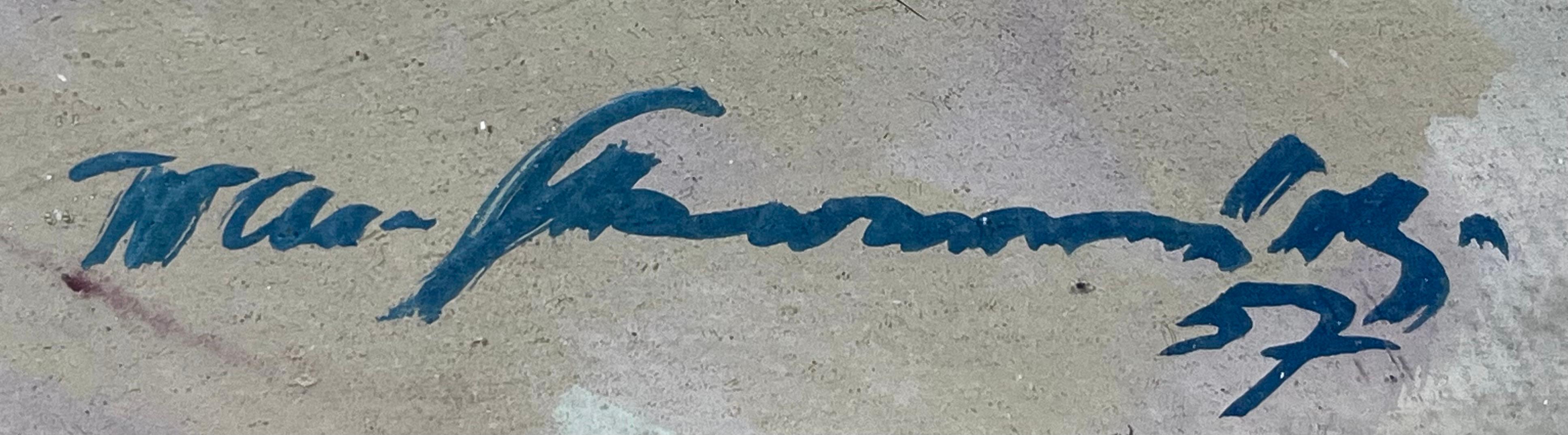 Wacław Skowroński,''Bukiet kwiatów w wazonie''