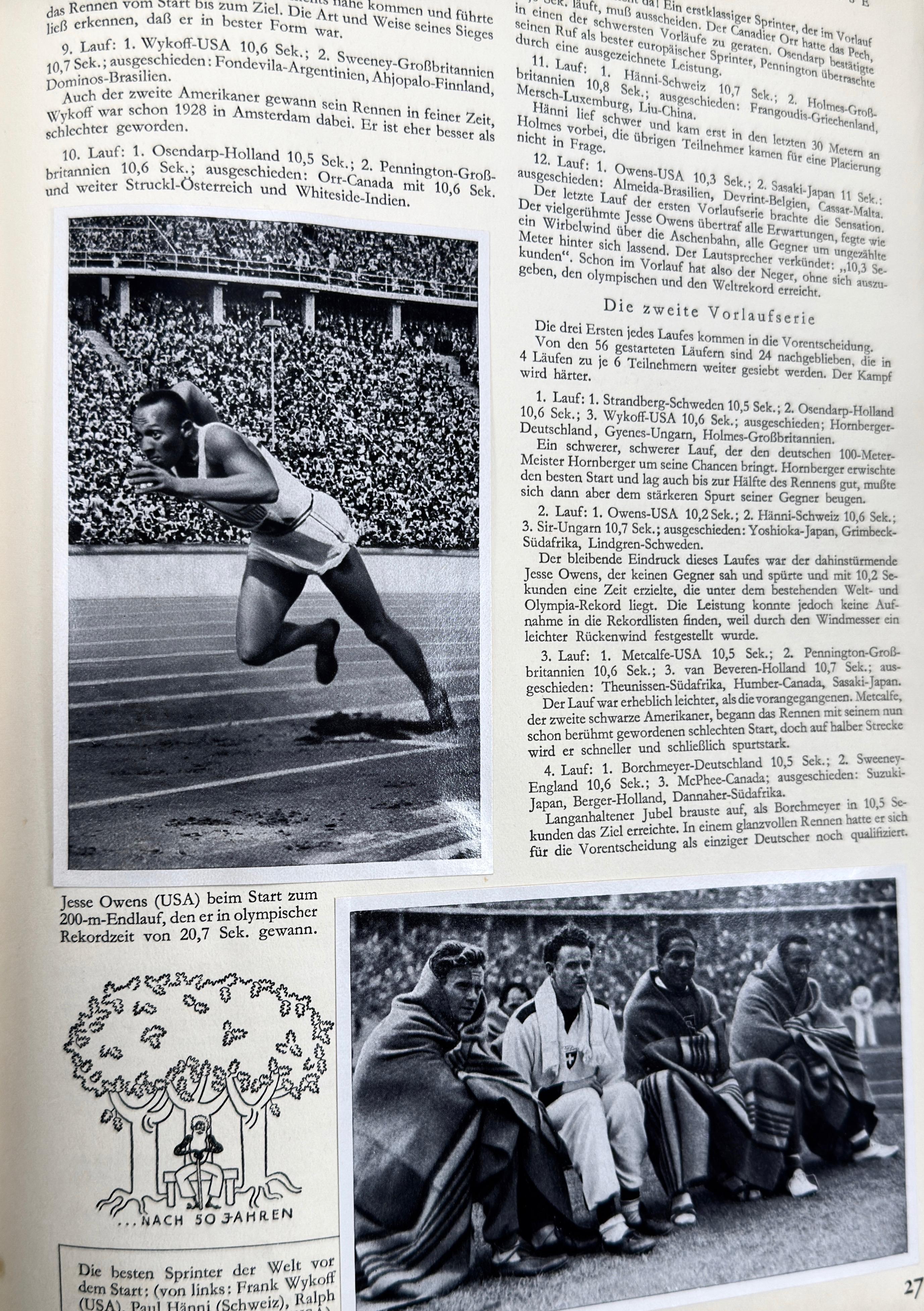 Album ilustrowany XI Olimpiady z 1936 r.