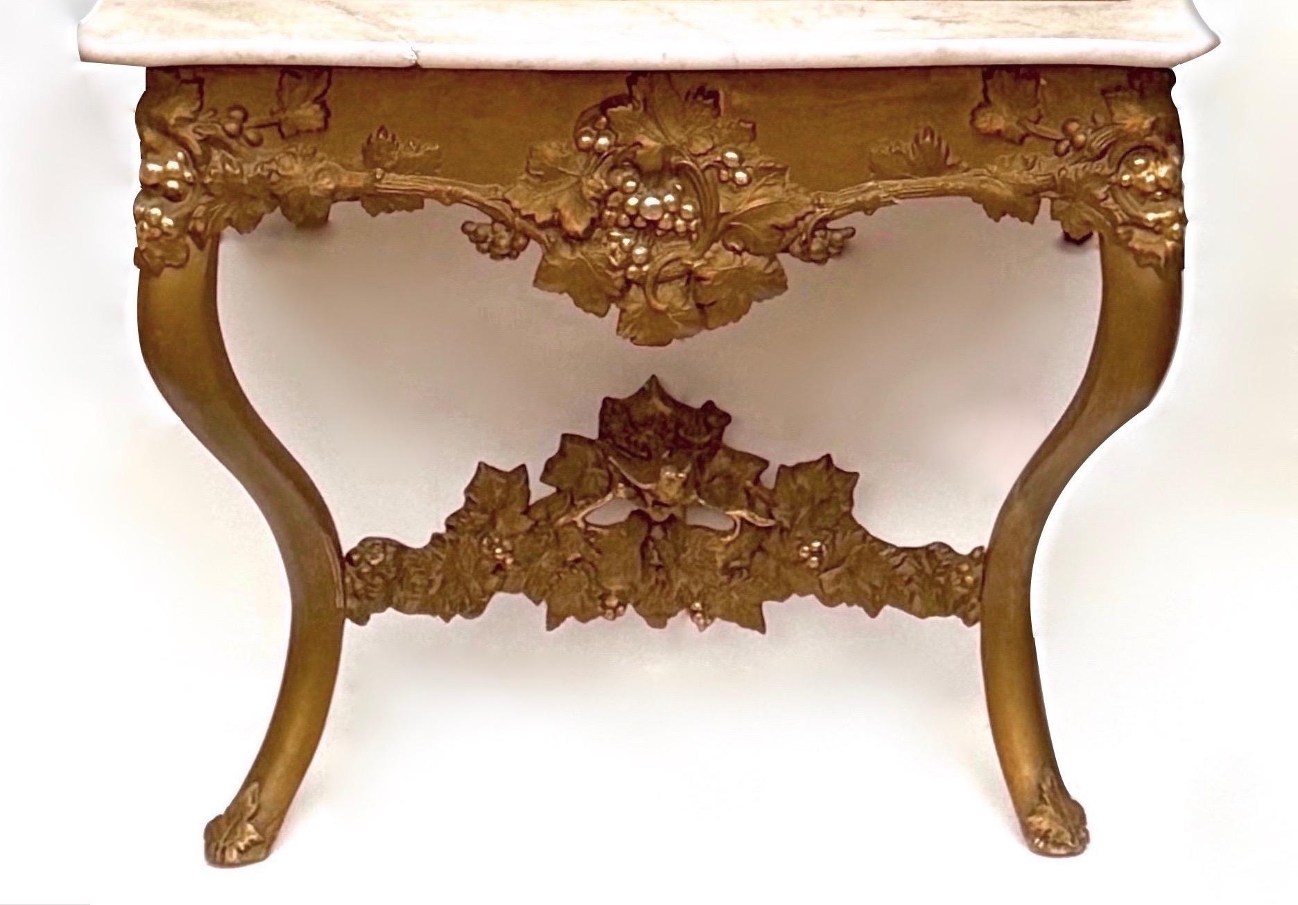 Dekoracyjne lustro z konsolą