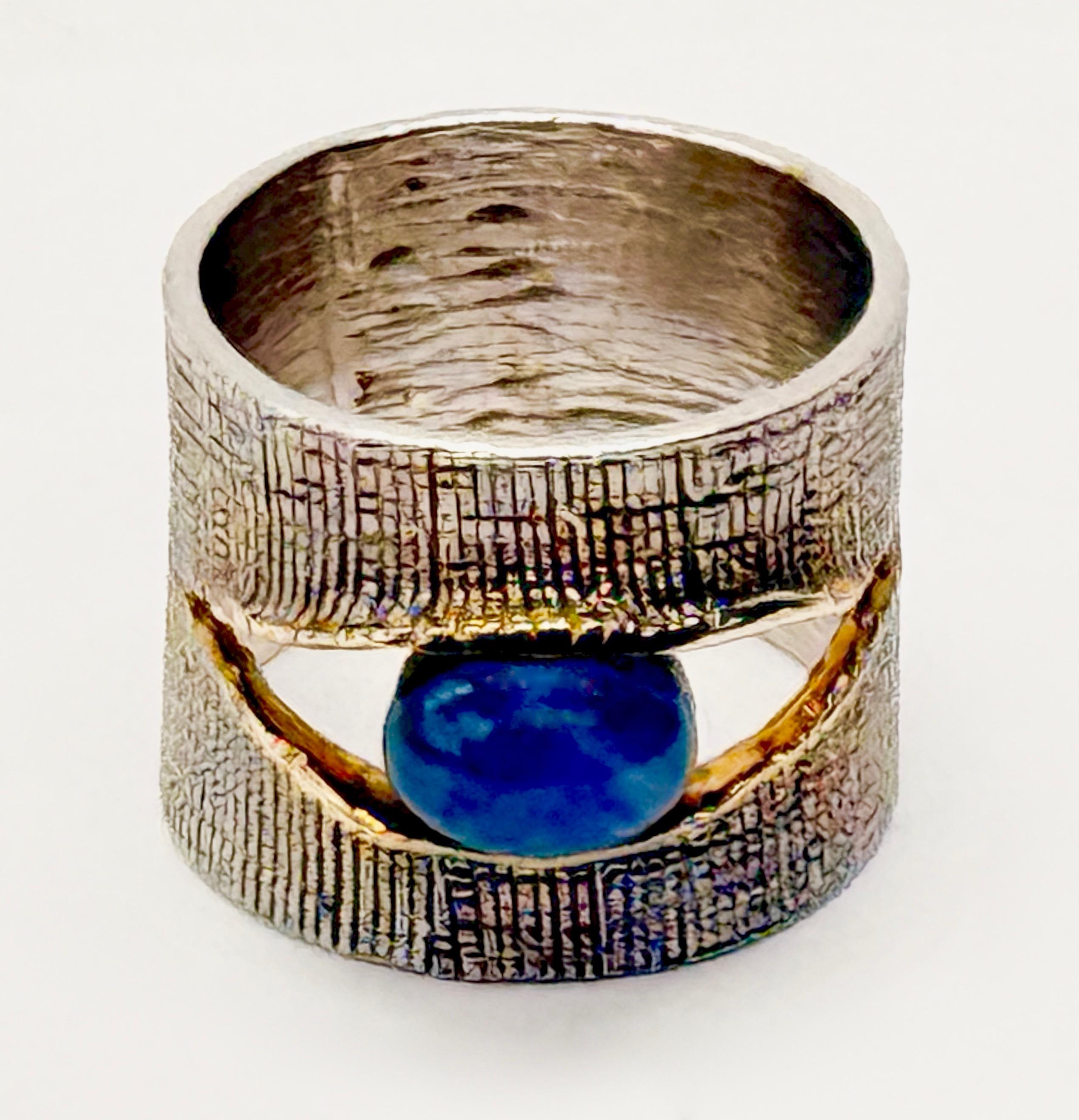 German Kabirski , srebrny pierścionek