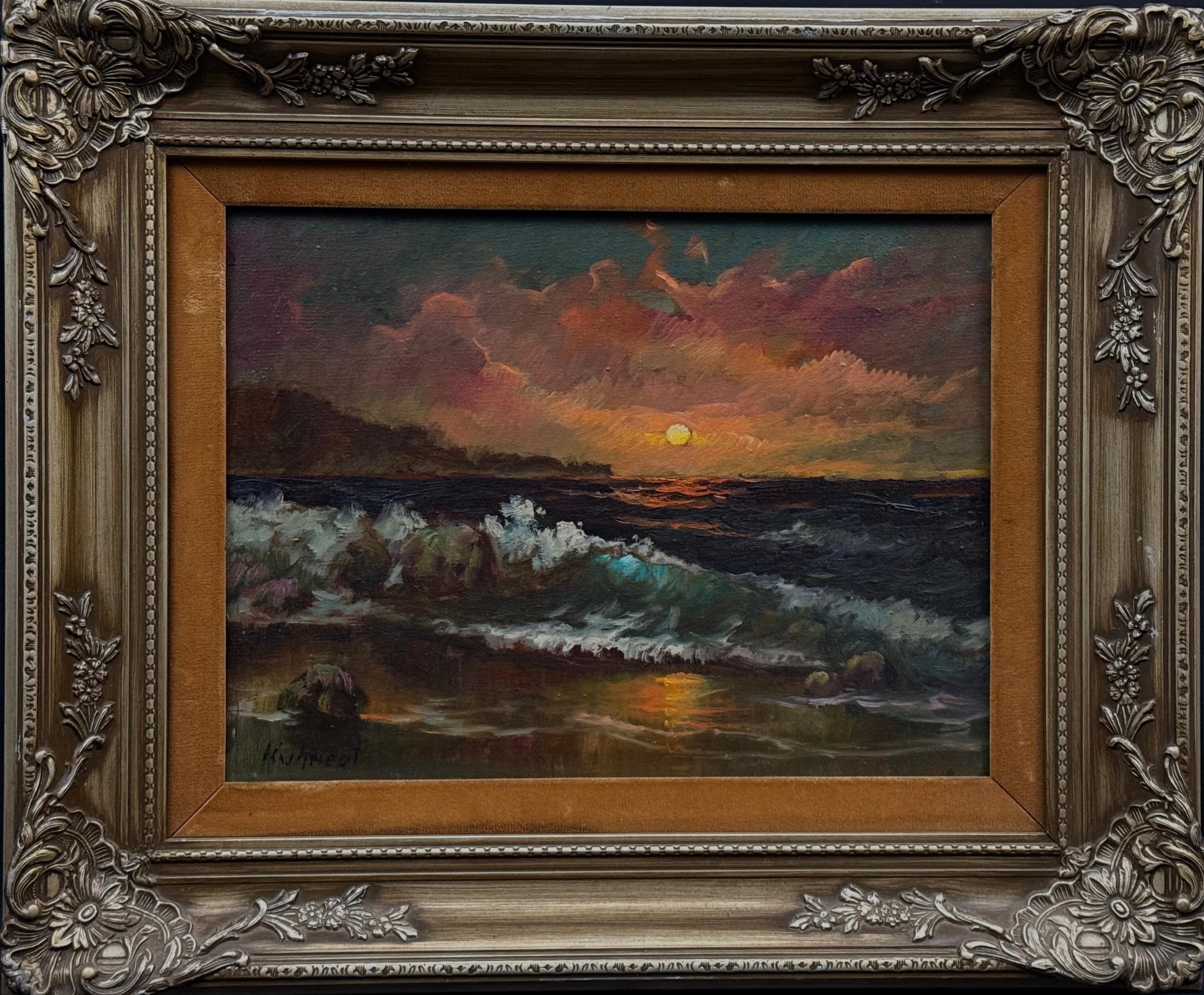 Nieustalony malarz ''Zachód słońca nad morzem''