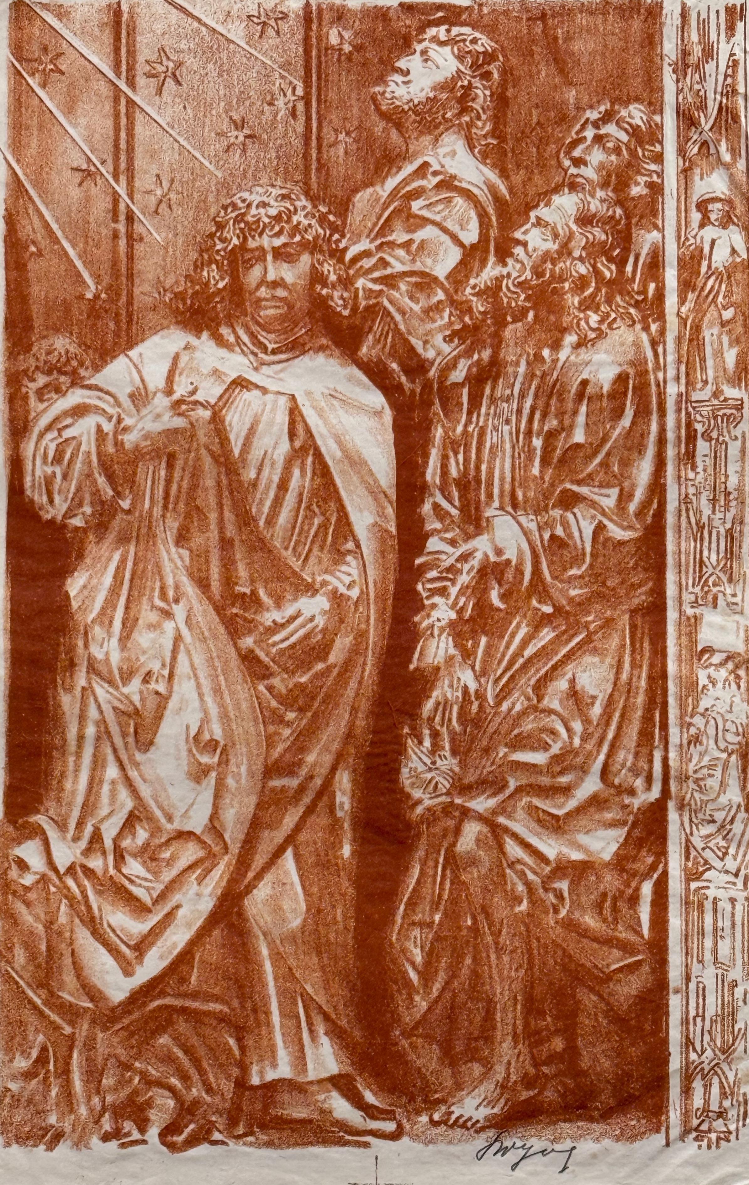 Leon Wyczółkowski (1852-1936), ''Apostołowie z ołtarza Wita Stwosza''