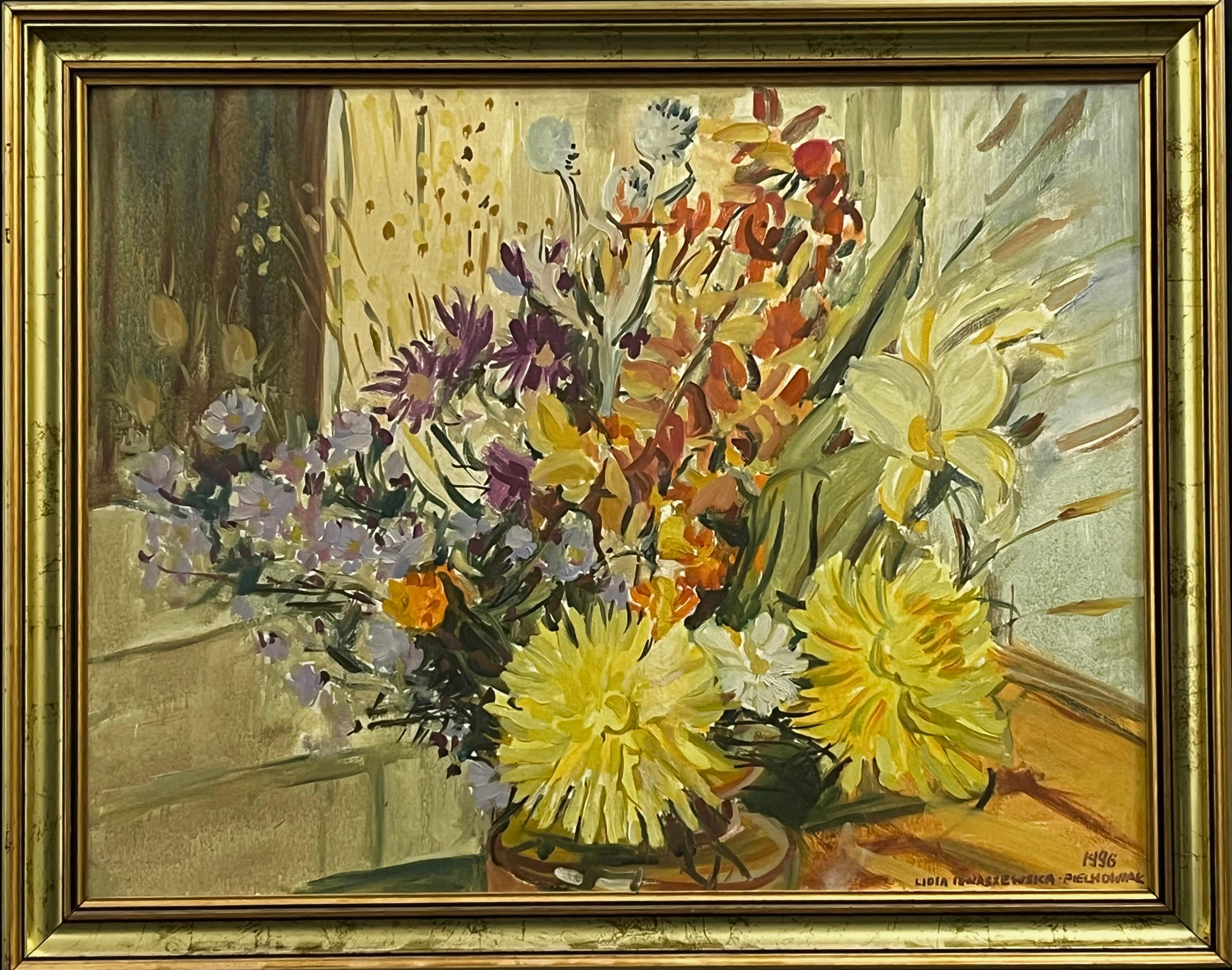 Lidia Ignaszewska-Piechowiak,''Bukiet kwiatów polnych''