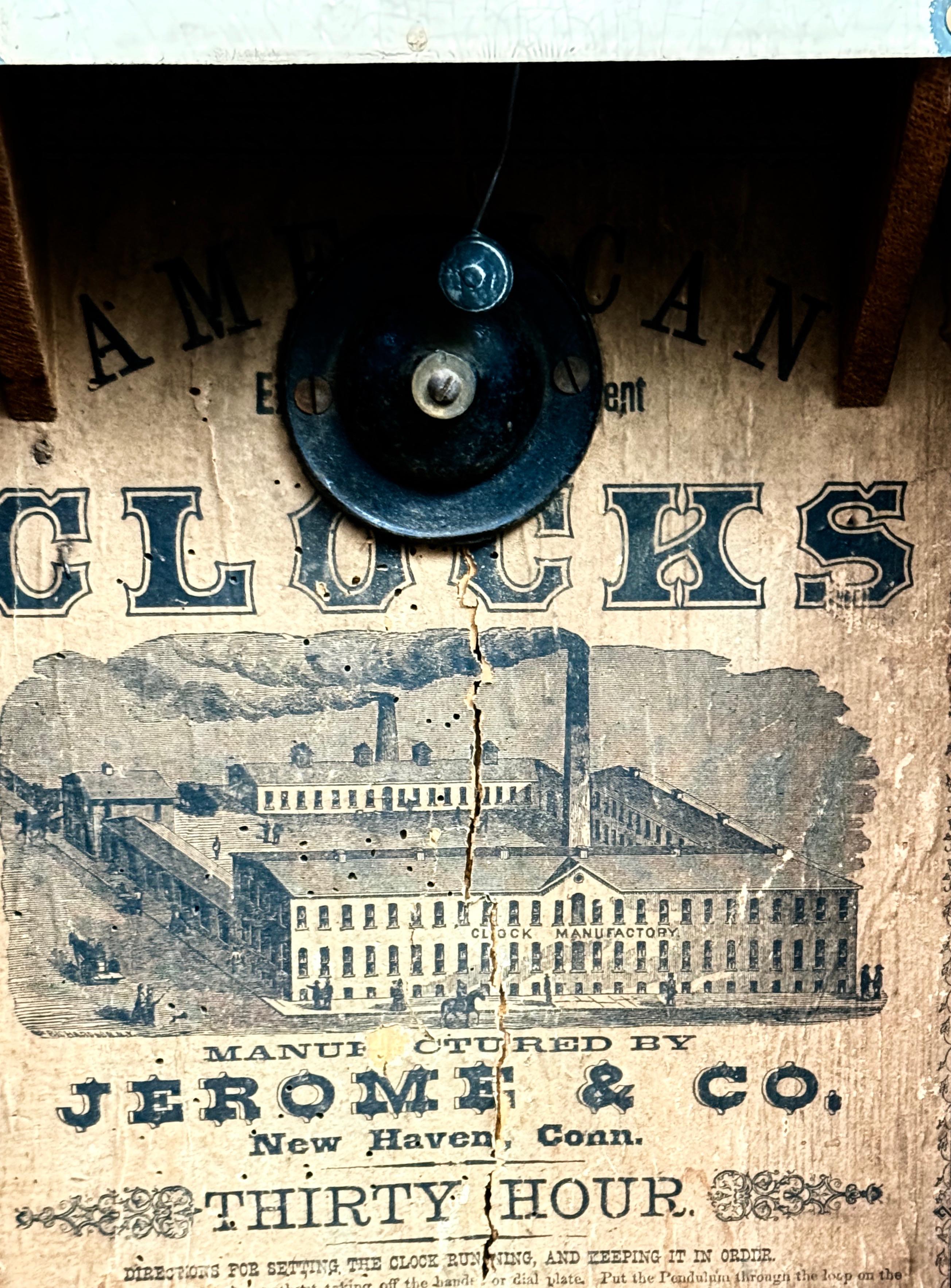 Zegar ścienny szafkowy