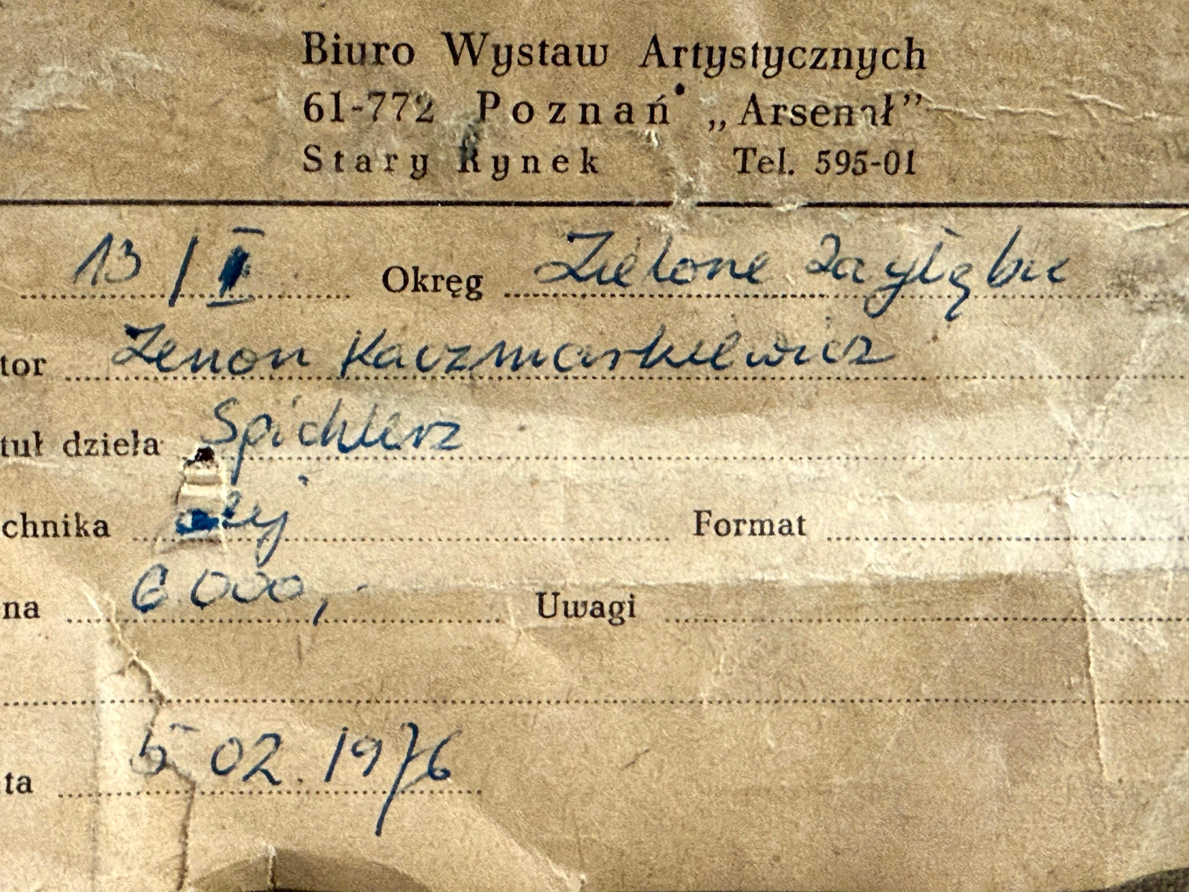 Zenon Kaczmarkiewicz (1926-1993),''Spichlerz''