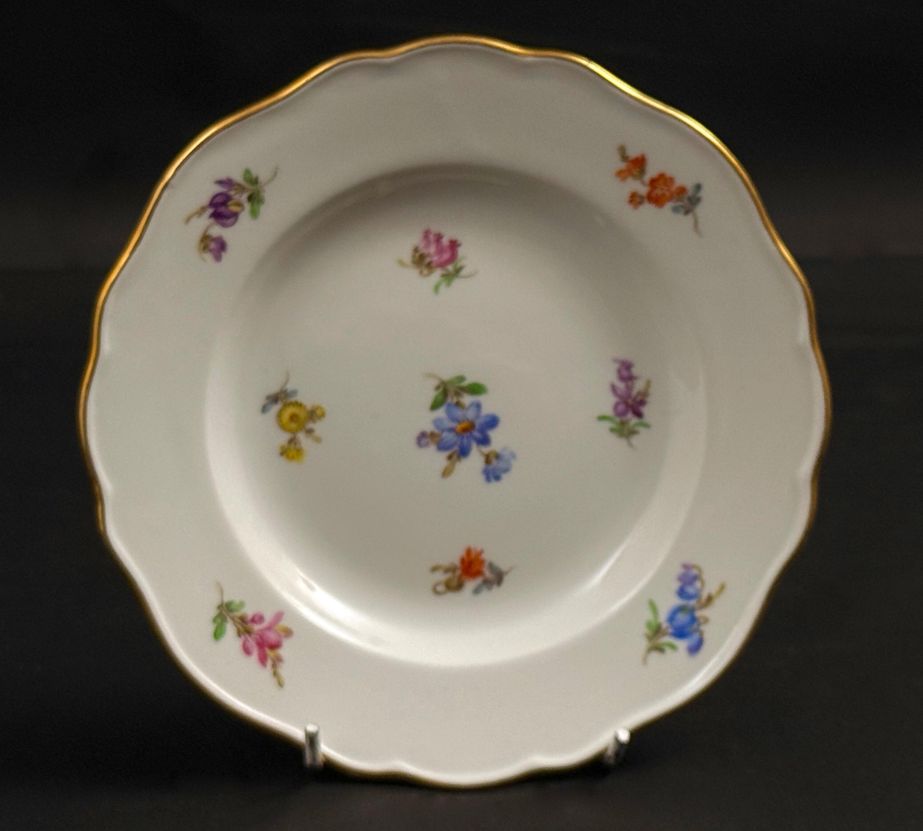 Porcelanowy zestaw- 2 sztuki, Miśnia