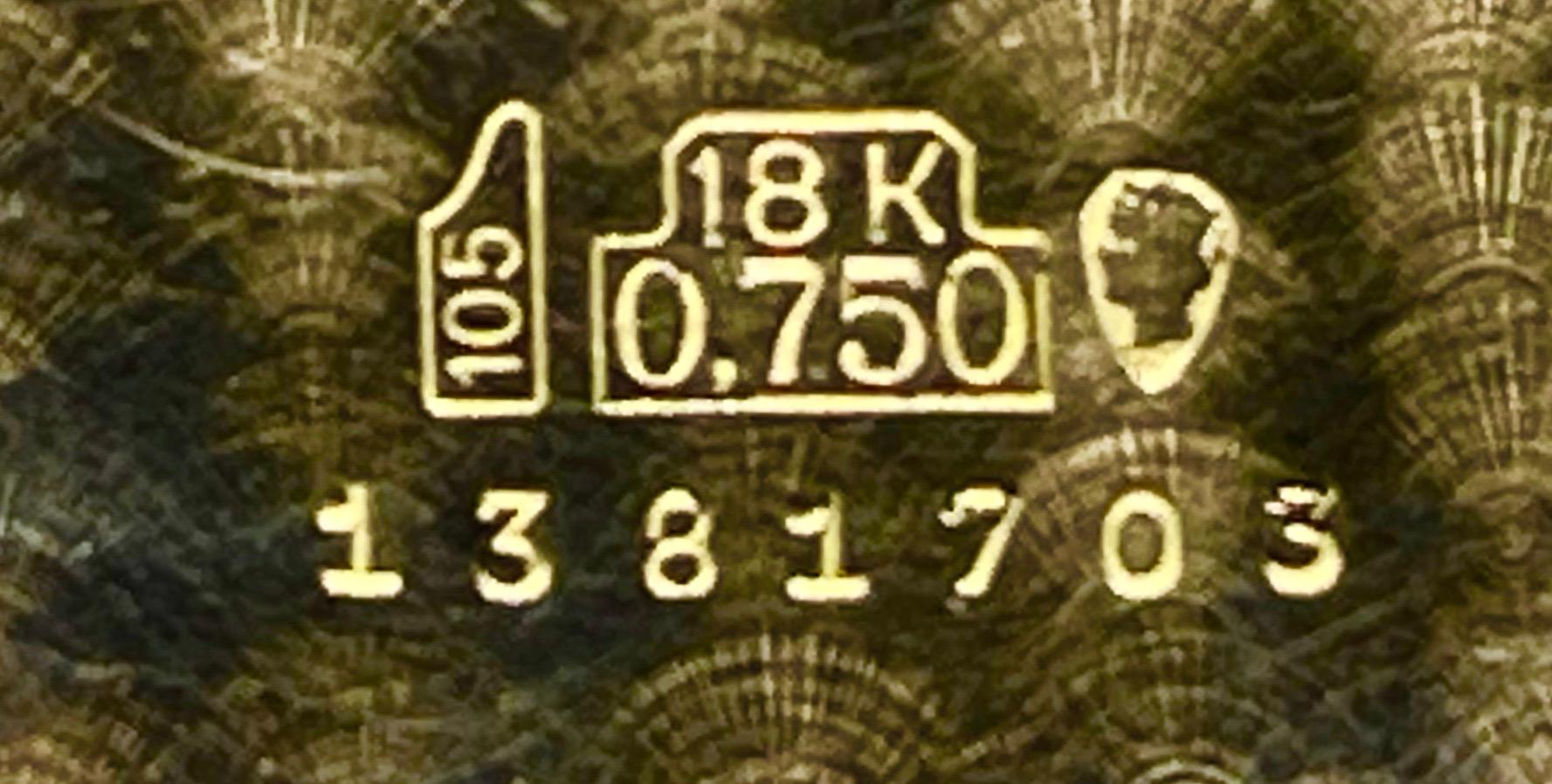 Złoty zegraek naręczny IWC SCHAFFHAUSEN