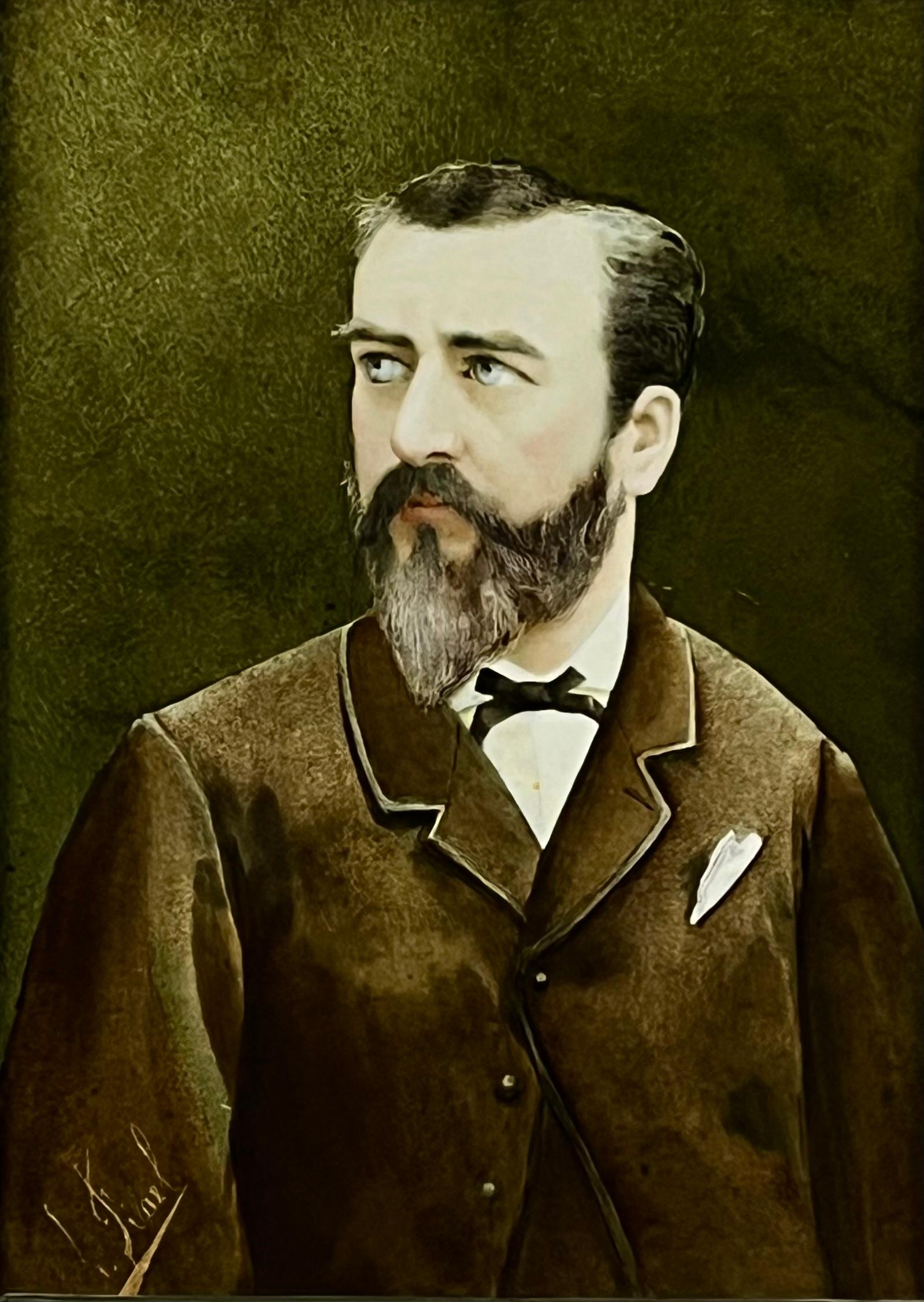 Nieustalony malarz,''Portret brodatego mężczyzny''