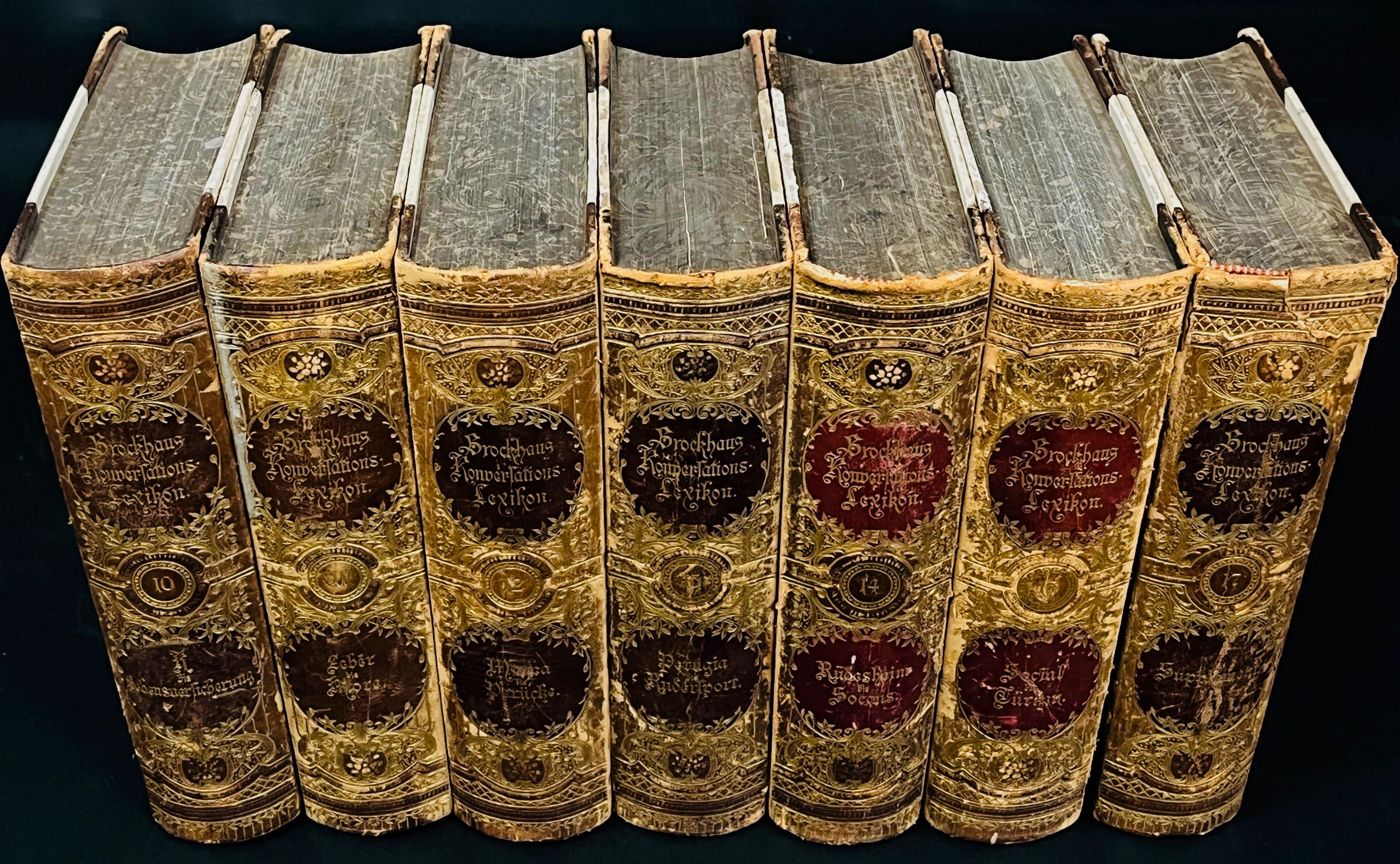 Zestaw 7 tomów ''BROCKHAUS''