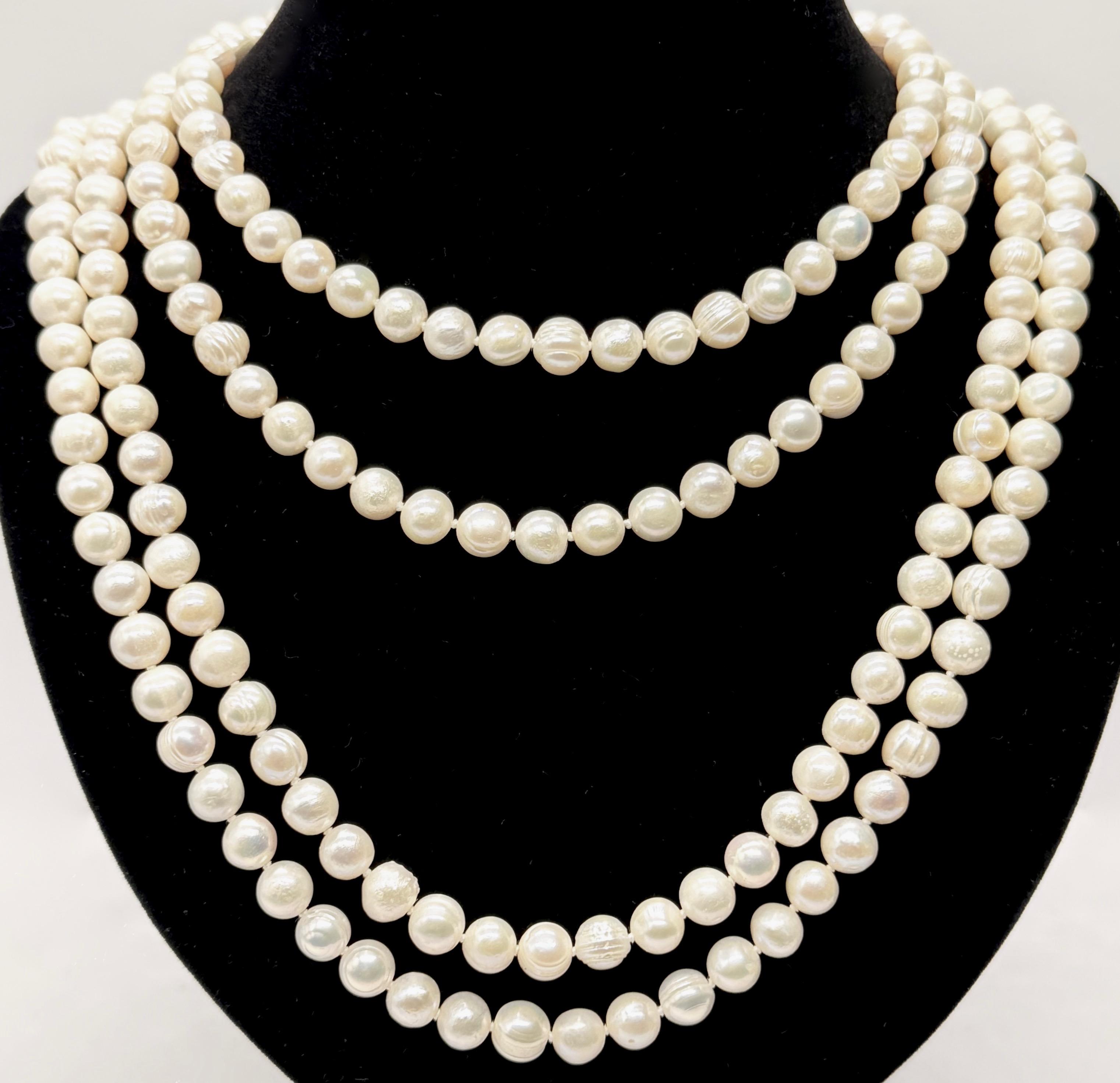 Naszyjnik z pereł słodkowodnych