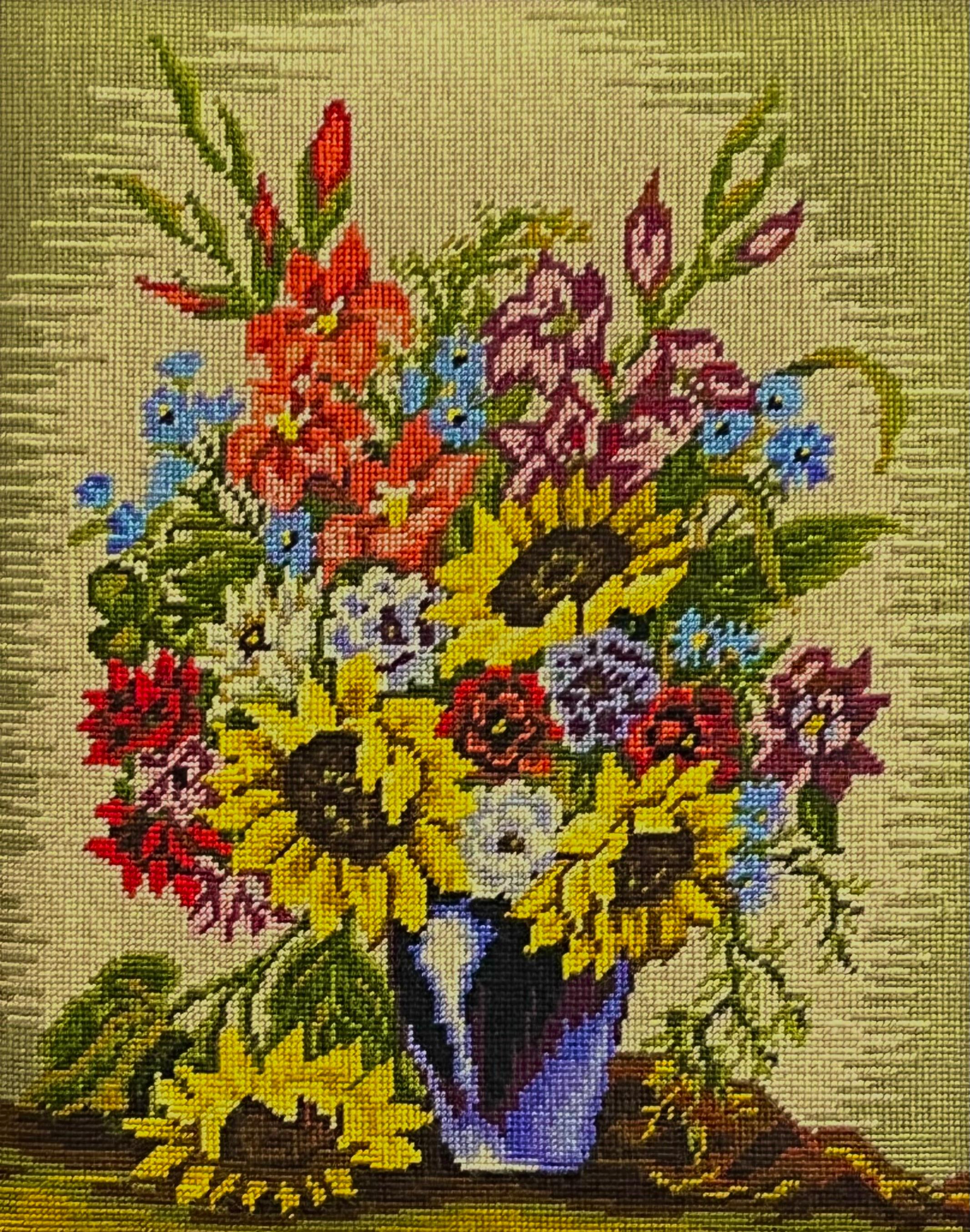 Zestaw 3 obrazów gobelinowych