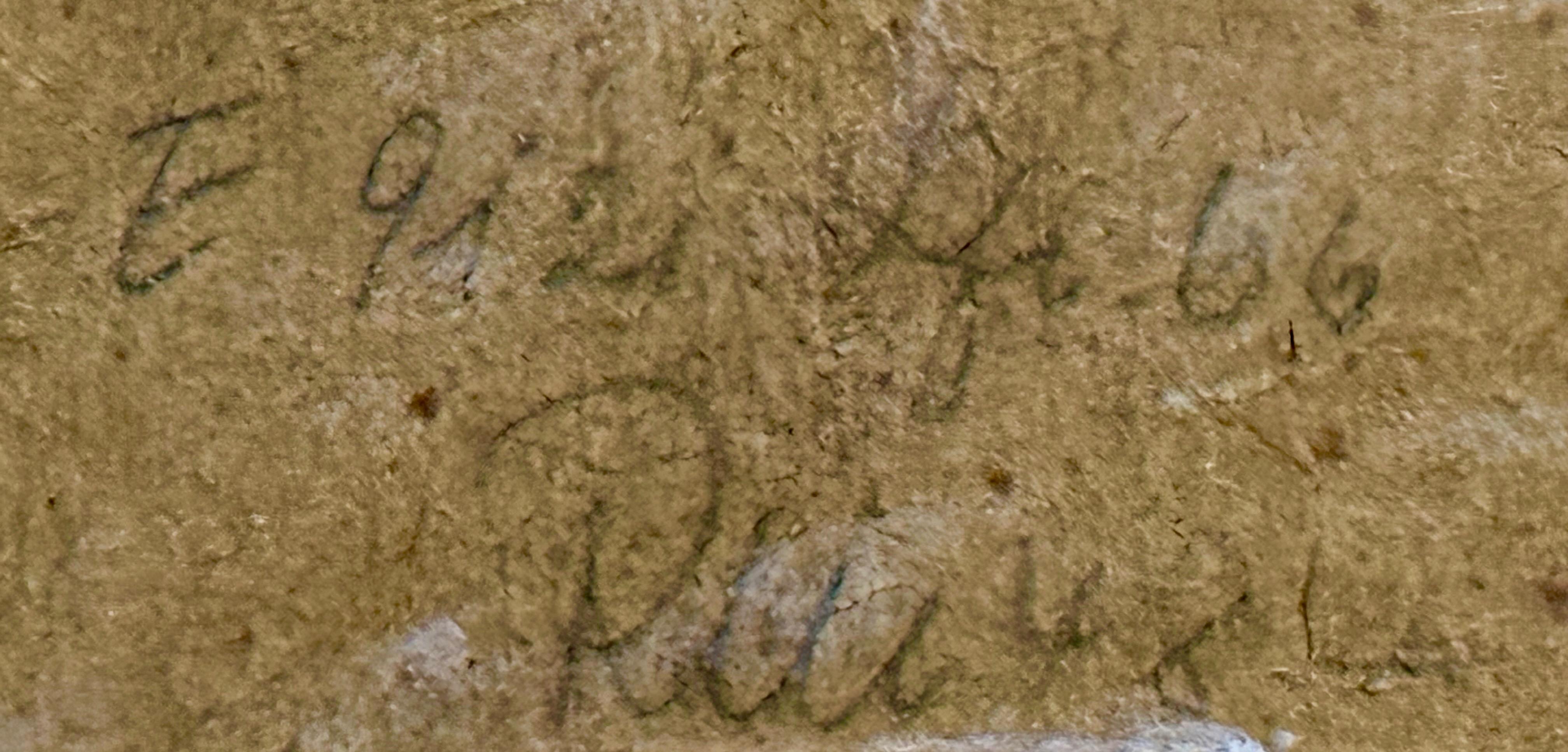 Nieustalony malarz, ''Leśna zagroda nocą''