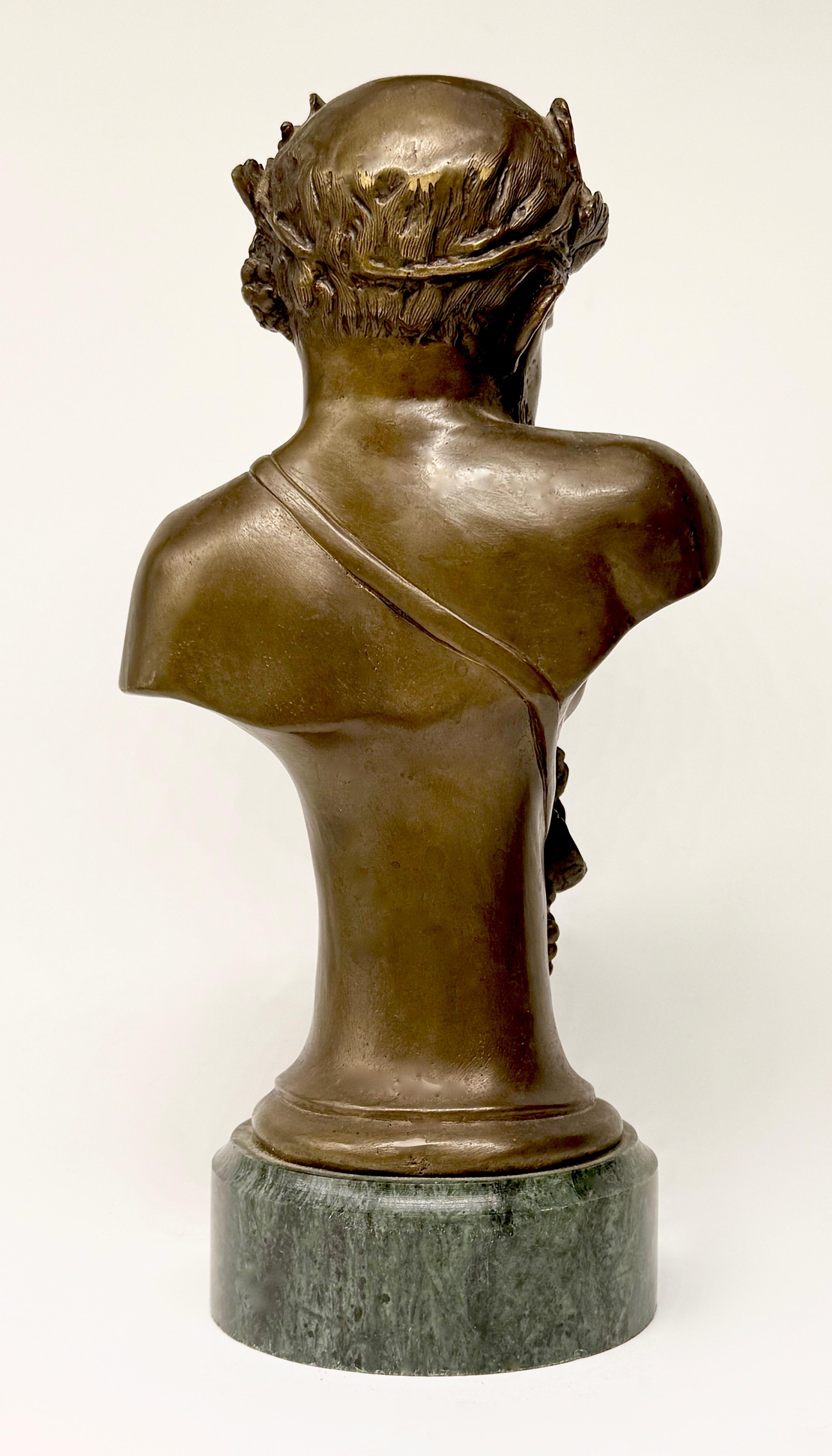 Pełnoplastyczne popiersie Bachusa