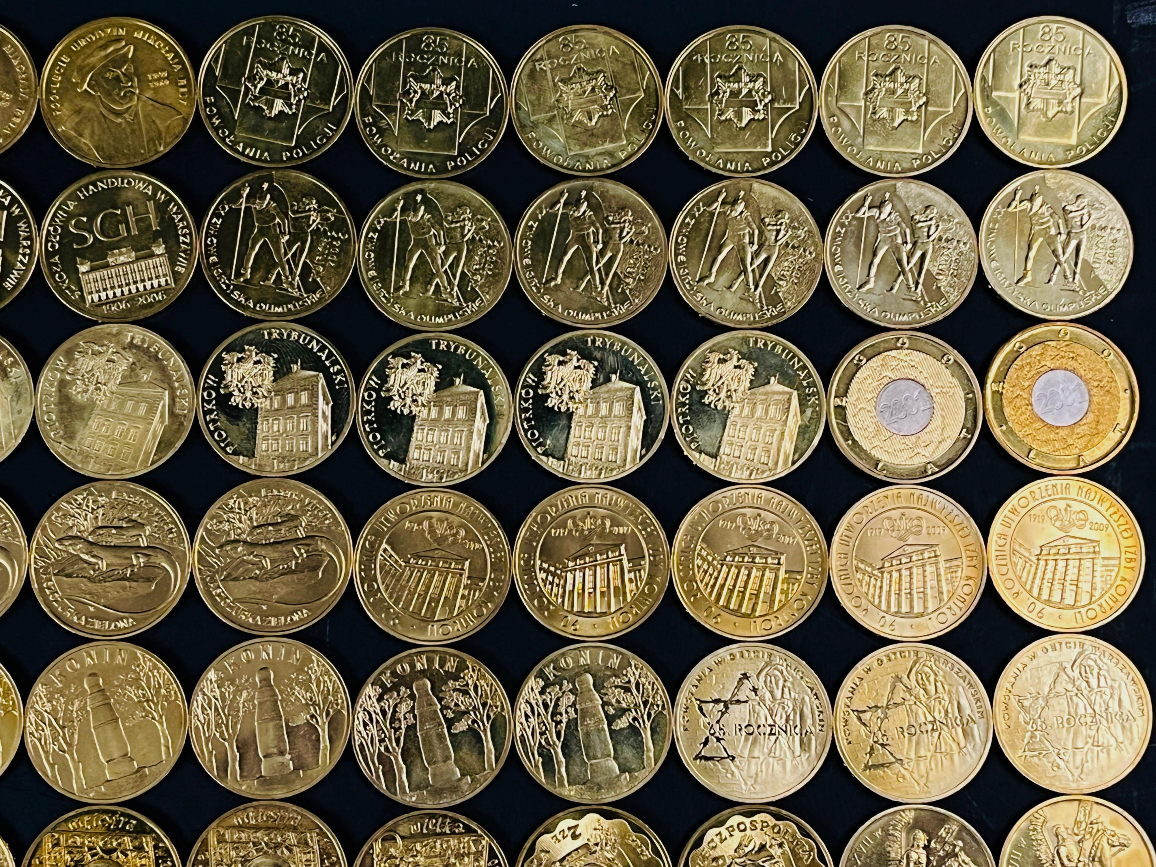 Zbiór monet 2 zł - 308 sztuk
