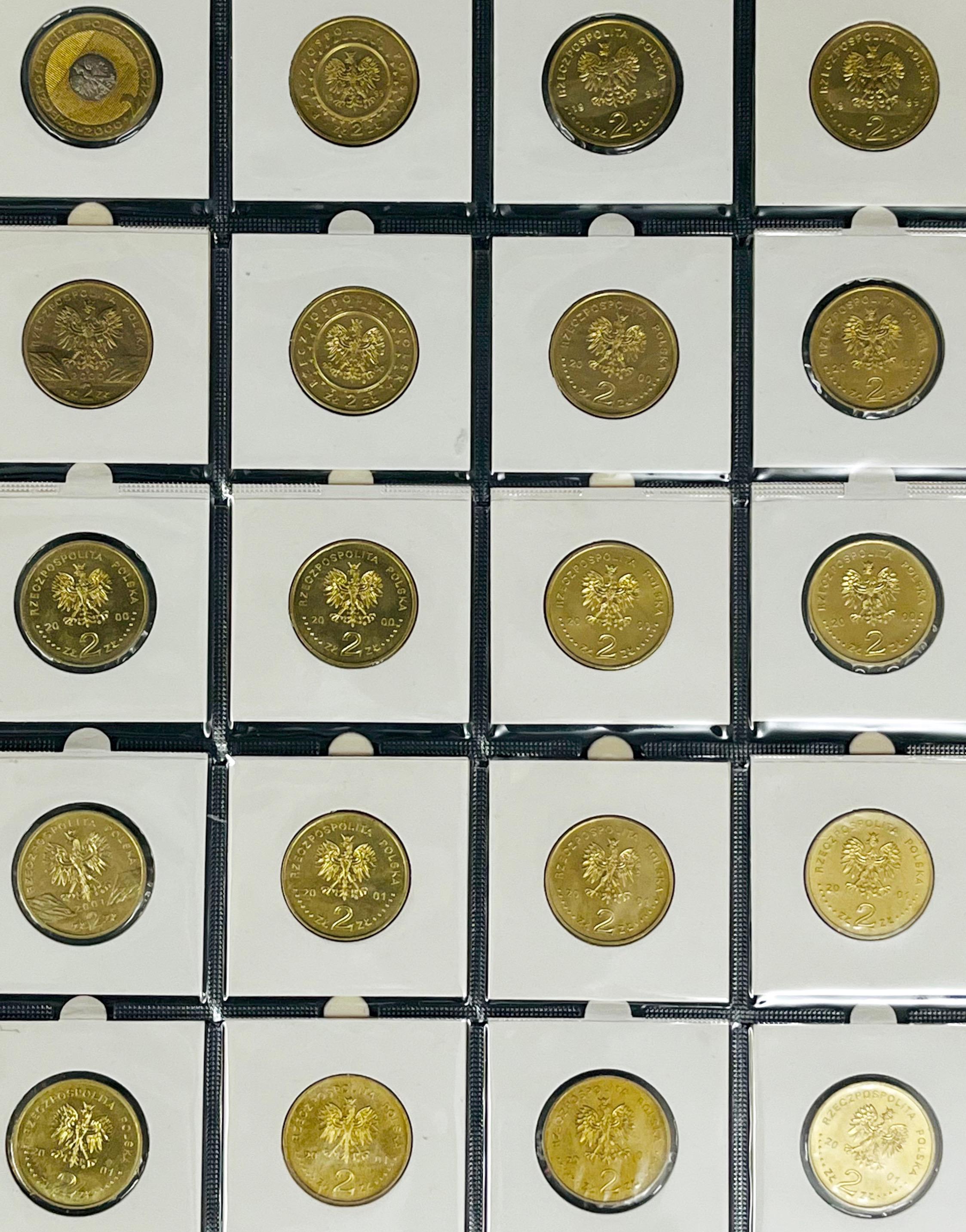 Zbiór monet 2 zł - 160 sztuk