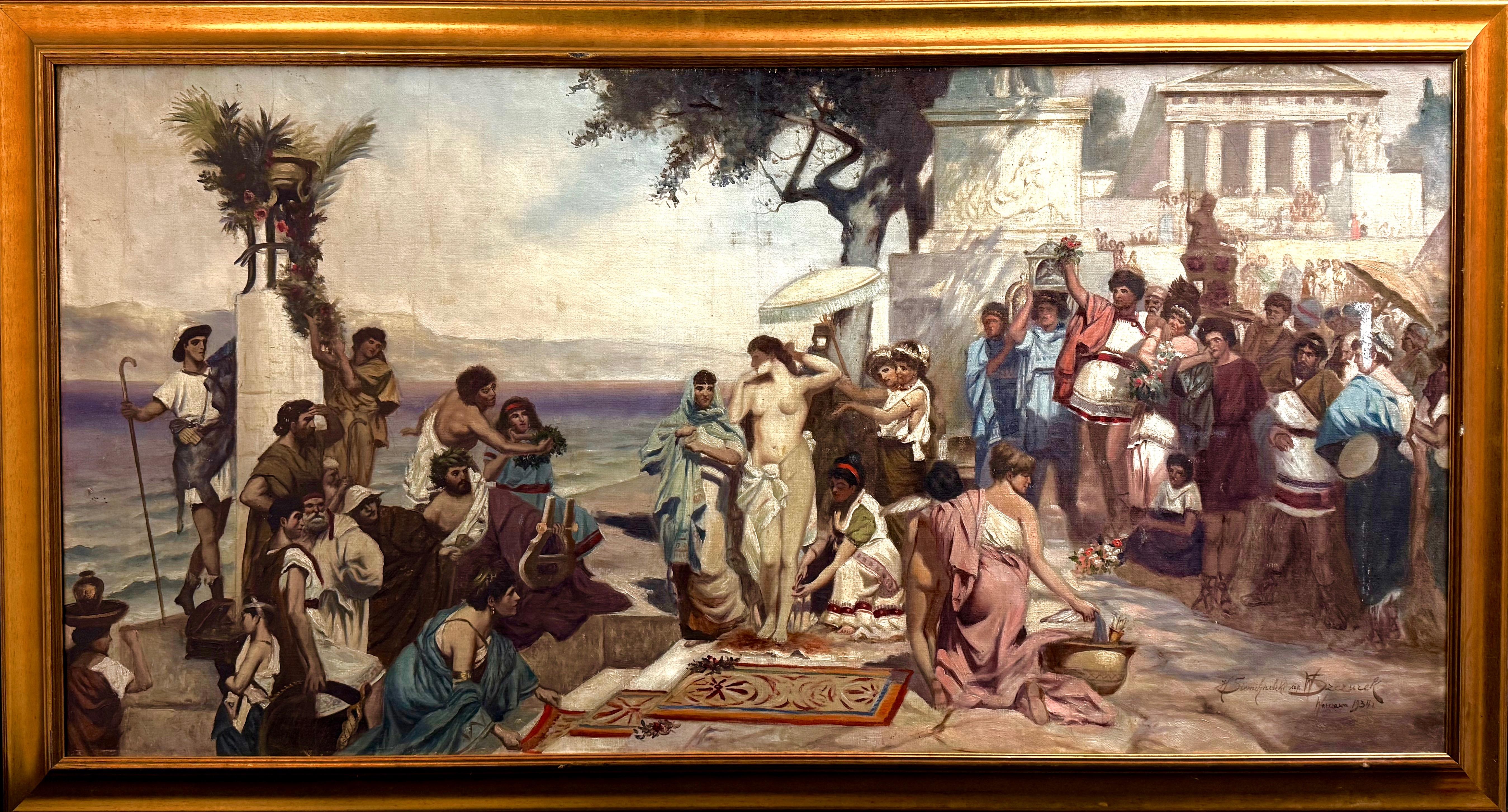 W.Szczurek,''Scena rodzajowa z okresu Cesarstwa Rzymskiego''