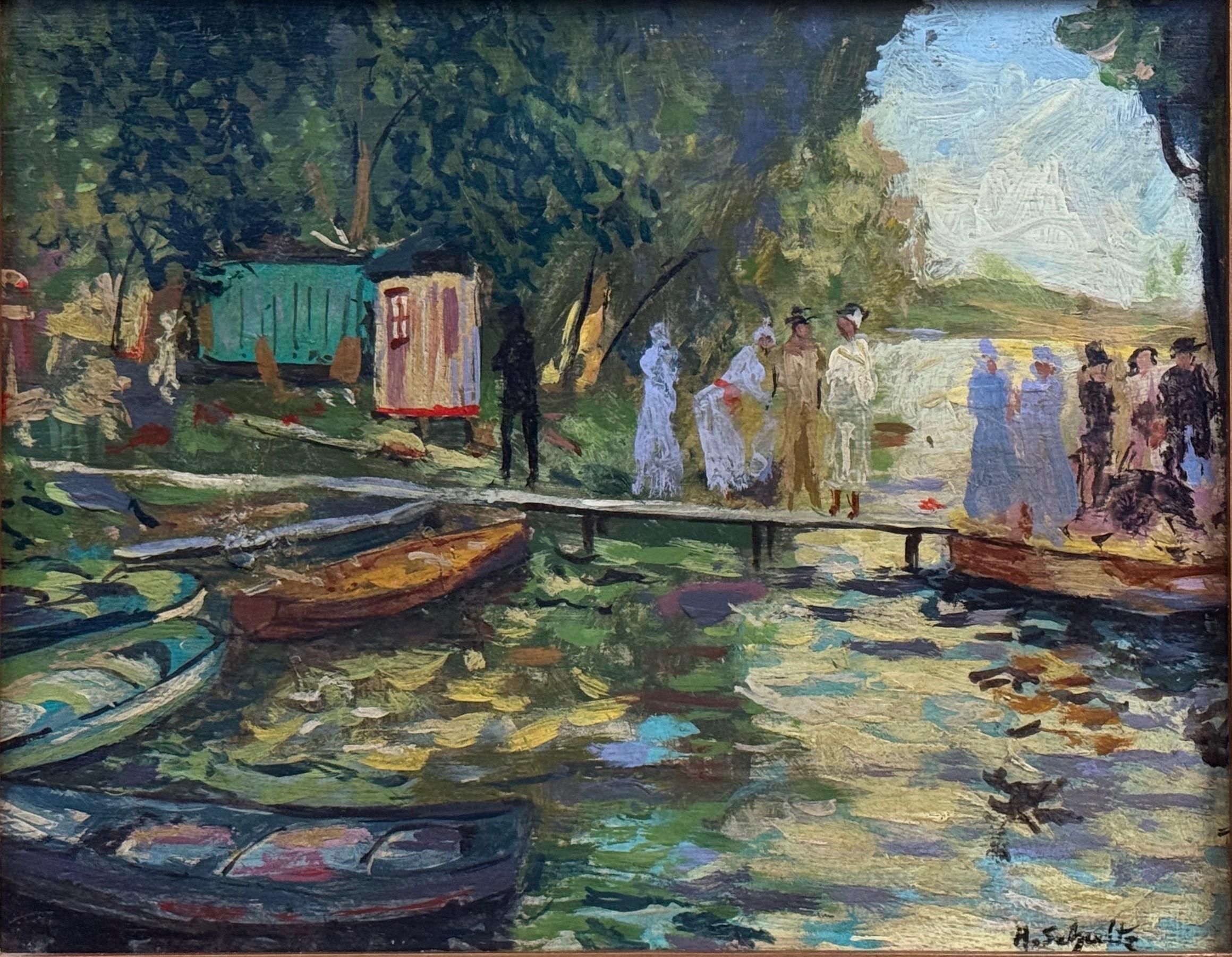 Nieustalony malarz, ''Przystań''