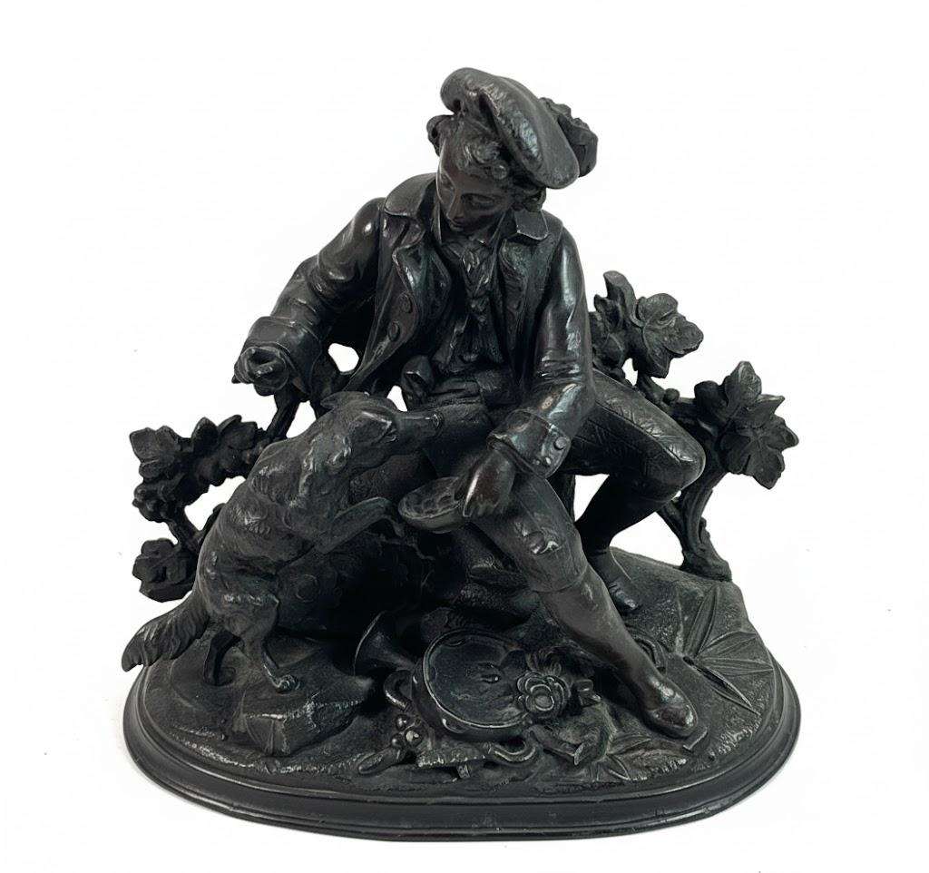 Grupa figuralna ''Myśliwy i jego pies''