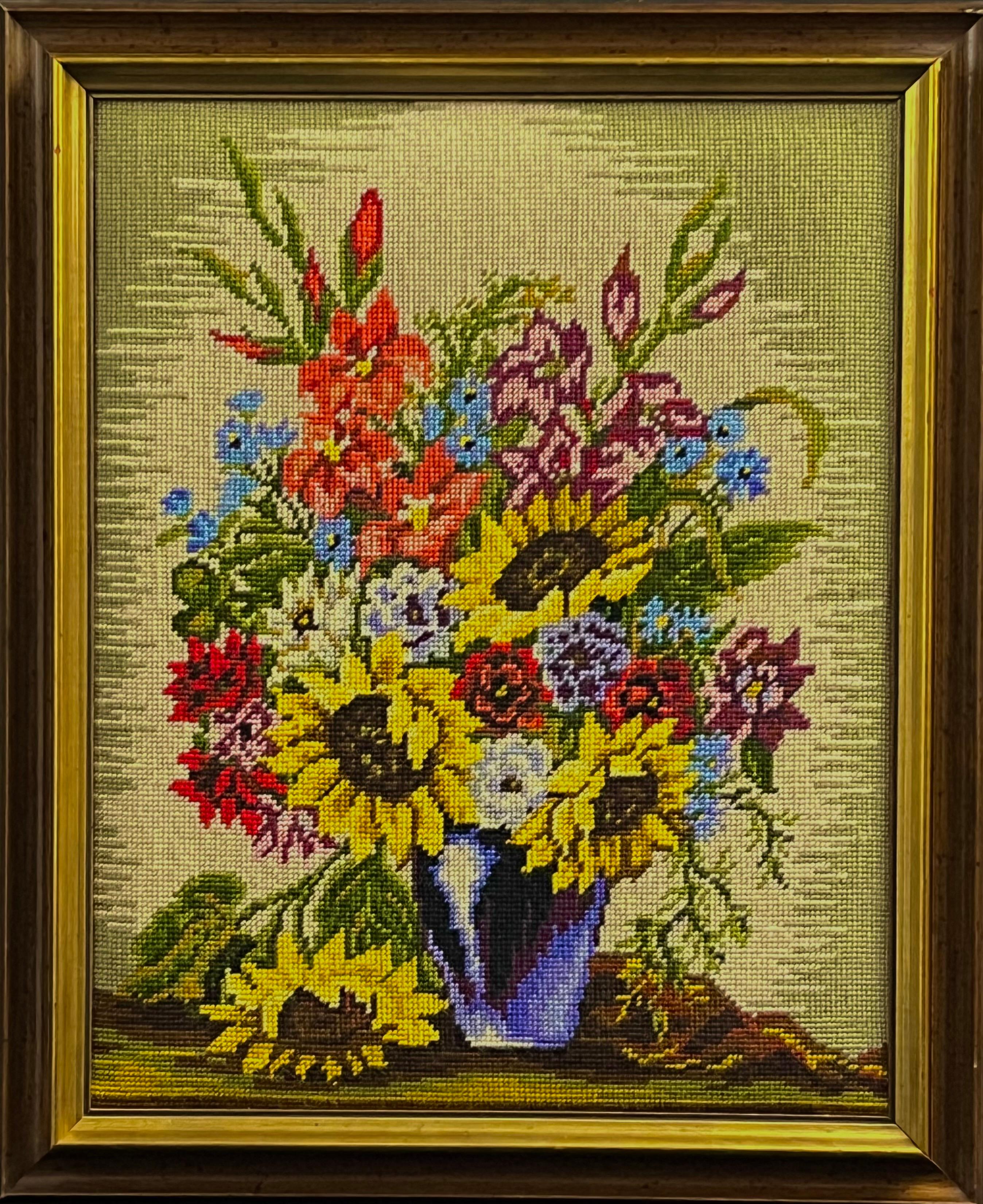 Zestaw 3 obrazów gobelinowych