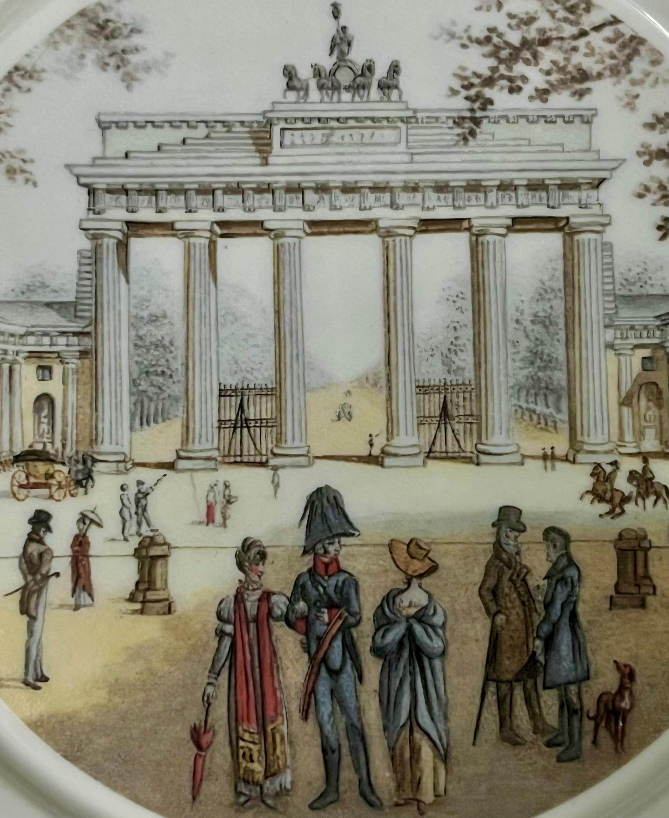 Dekoracyjny zestaw 6 talerzy