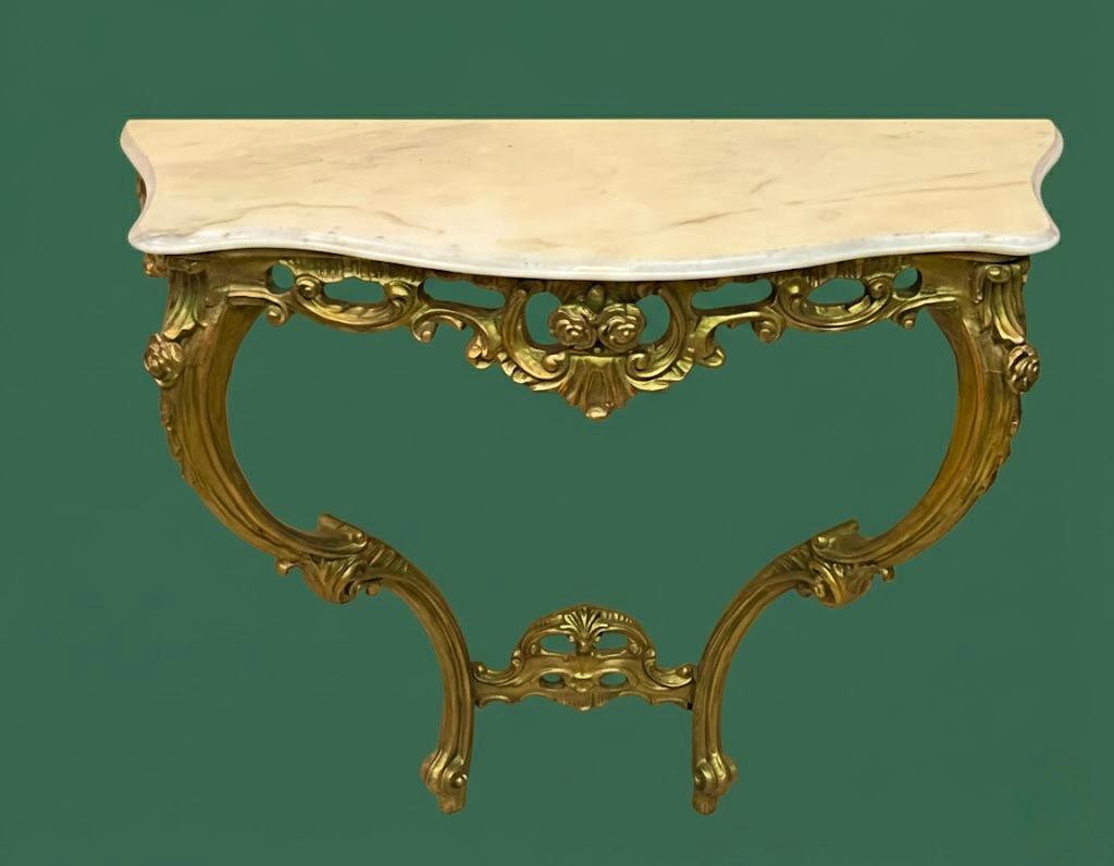 Konsola z marmurowym blatem