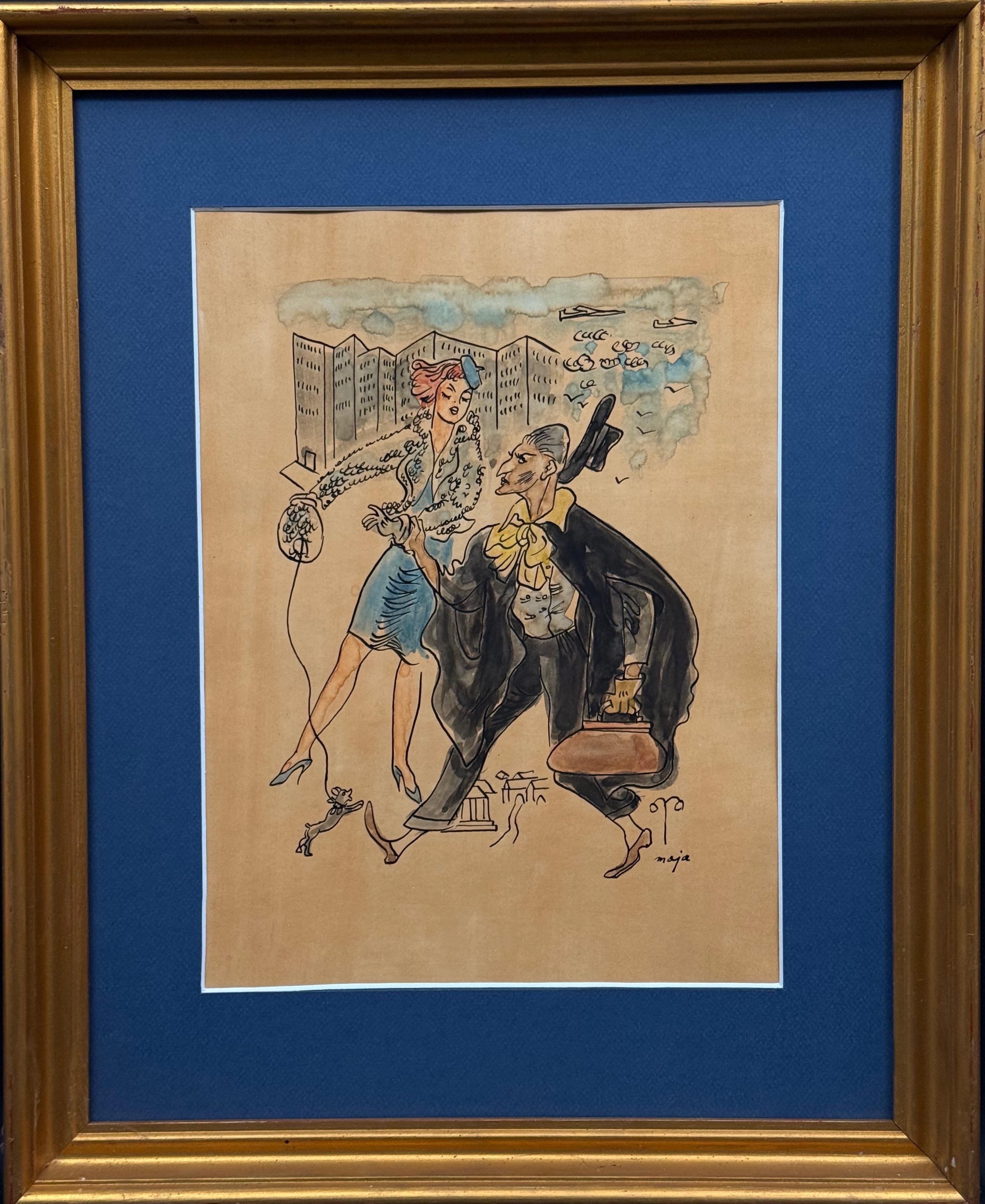 Nieustalony naśladowca ''Satyryczna scena rodzajowa''