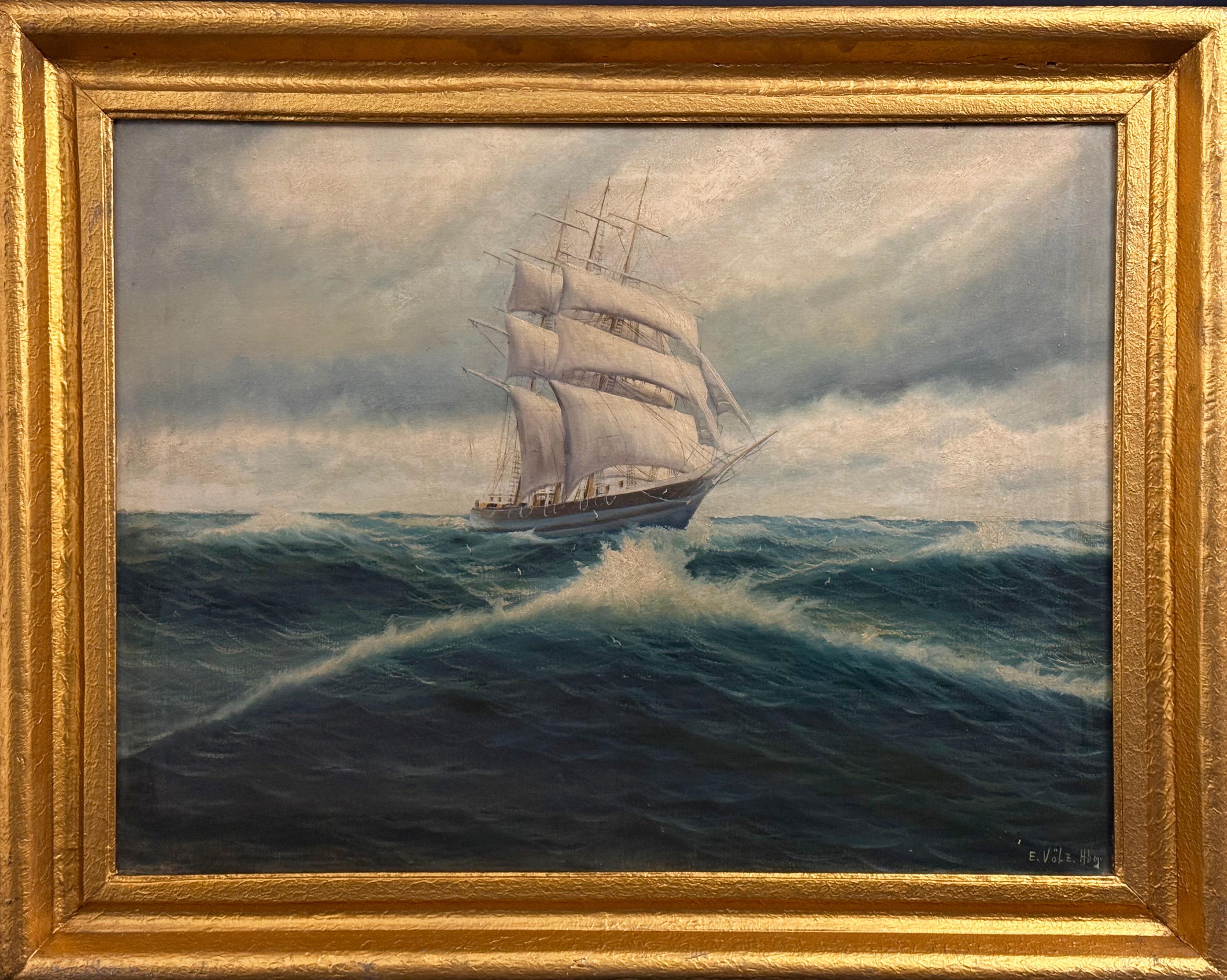 Edmund Volz (1902-1972),''Żaglowiec''