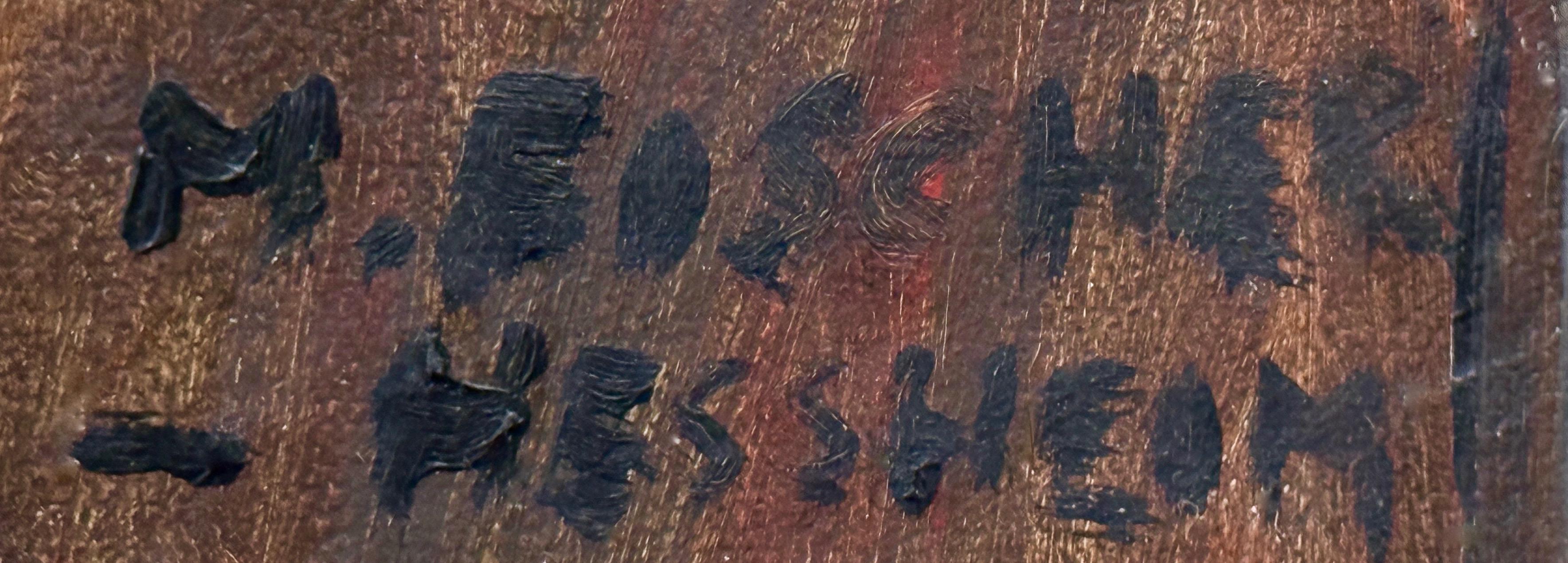 H.Fischer -Hessheim,''Kwiaty w wazonie''