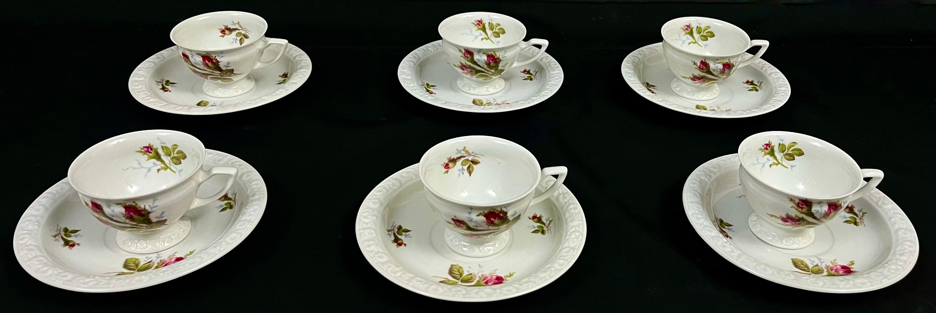 Porcelanowy zestaw do espresso-12 sztuk, Rosenthal Maria