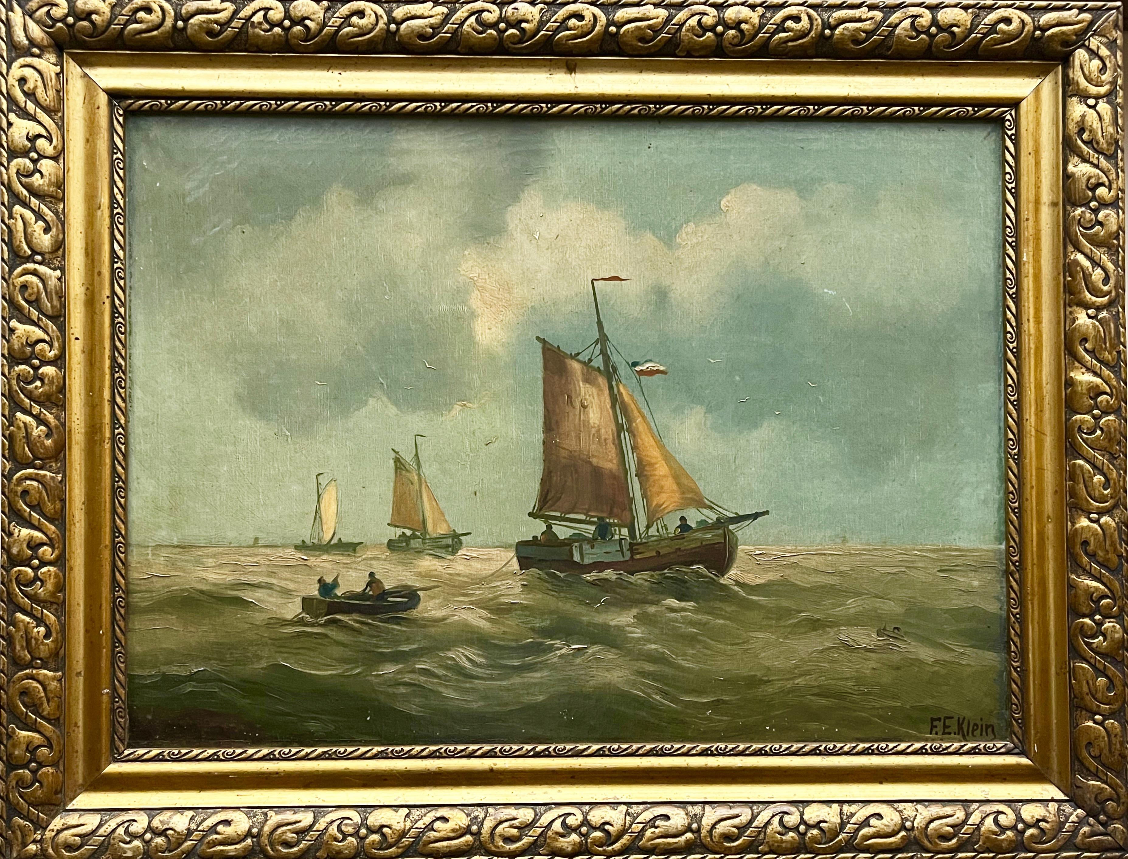 F. E. Klein "Rybacy na morzu"