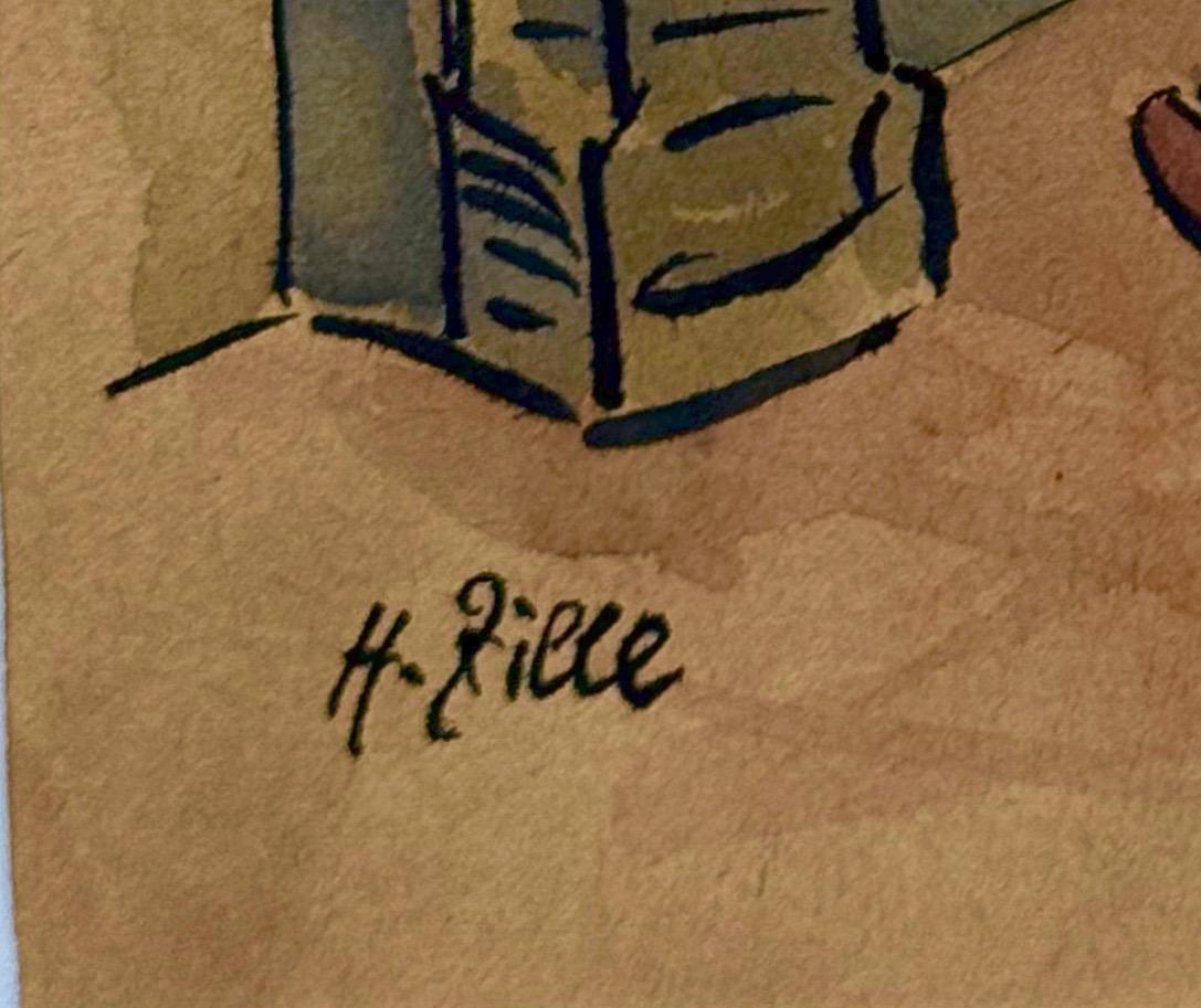 Nieustalony malarz ''Widok z okna''