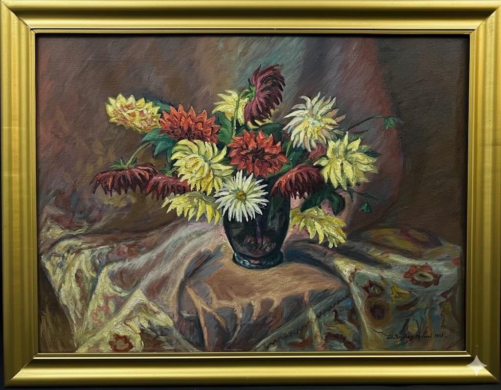 Edmund Szyfter (1907-1943),''Kwiaty w wazonie''