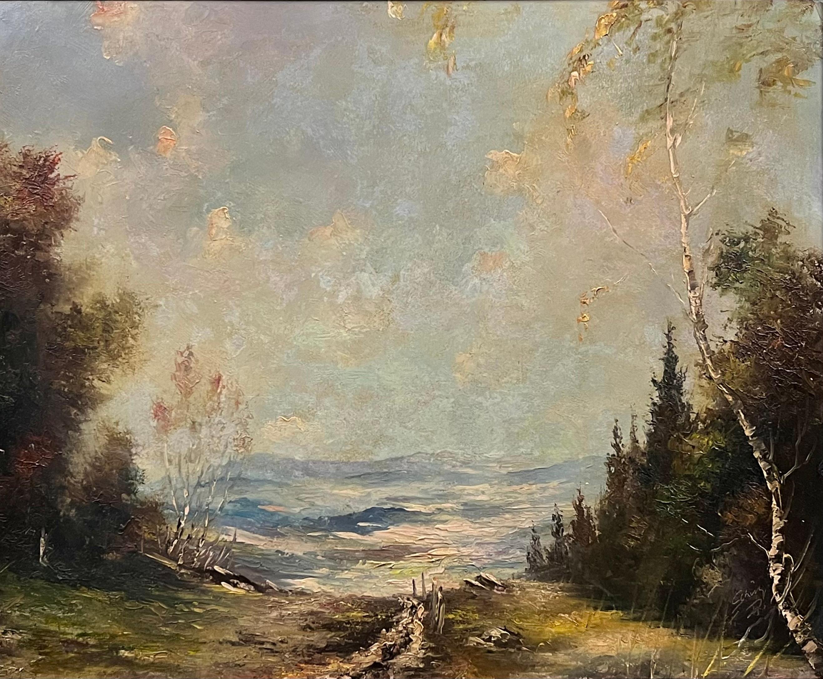 Nieustalony malarz, ''Pejzaż leśny''