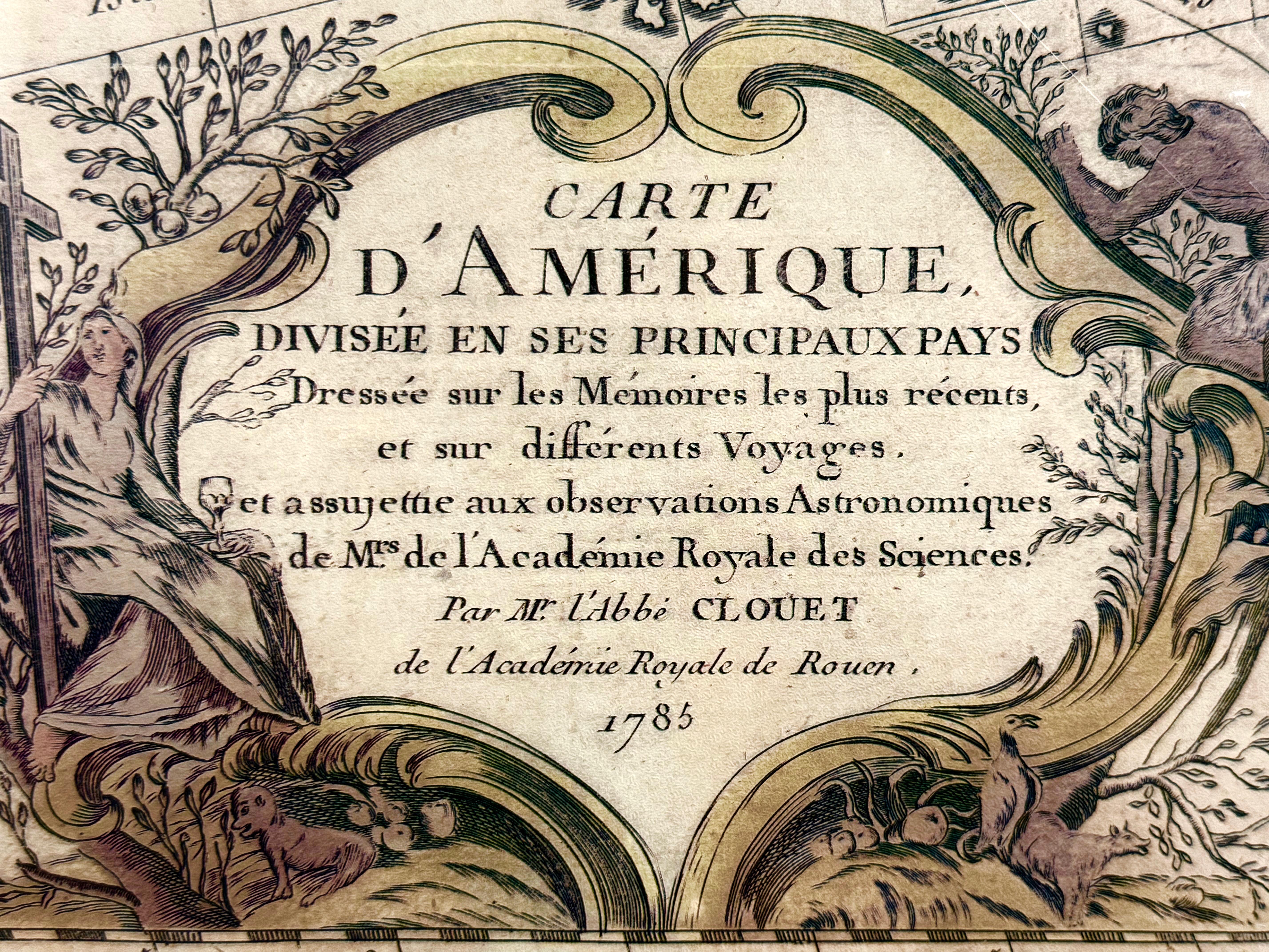 Mapa Ameryki z 1783 r.