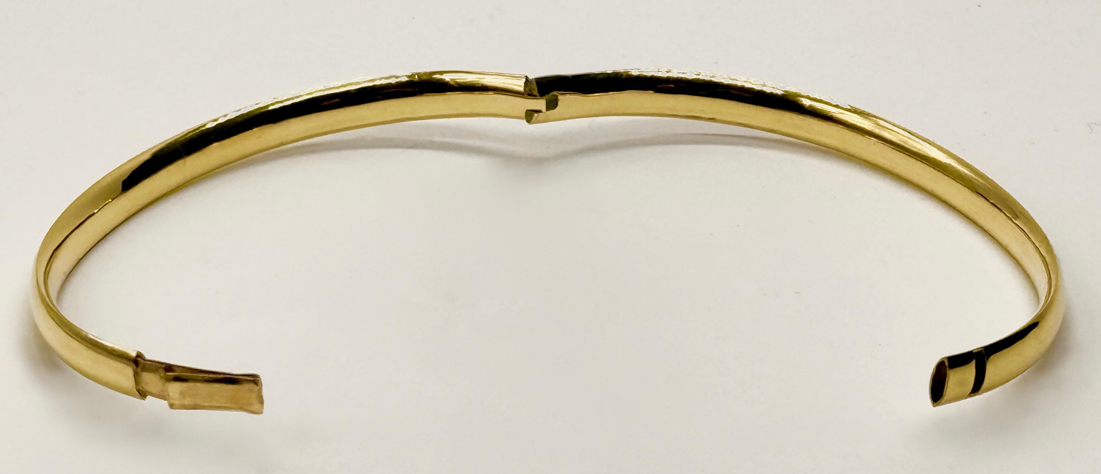 Złota bransoleta , masa 9 g