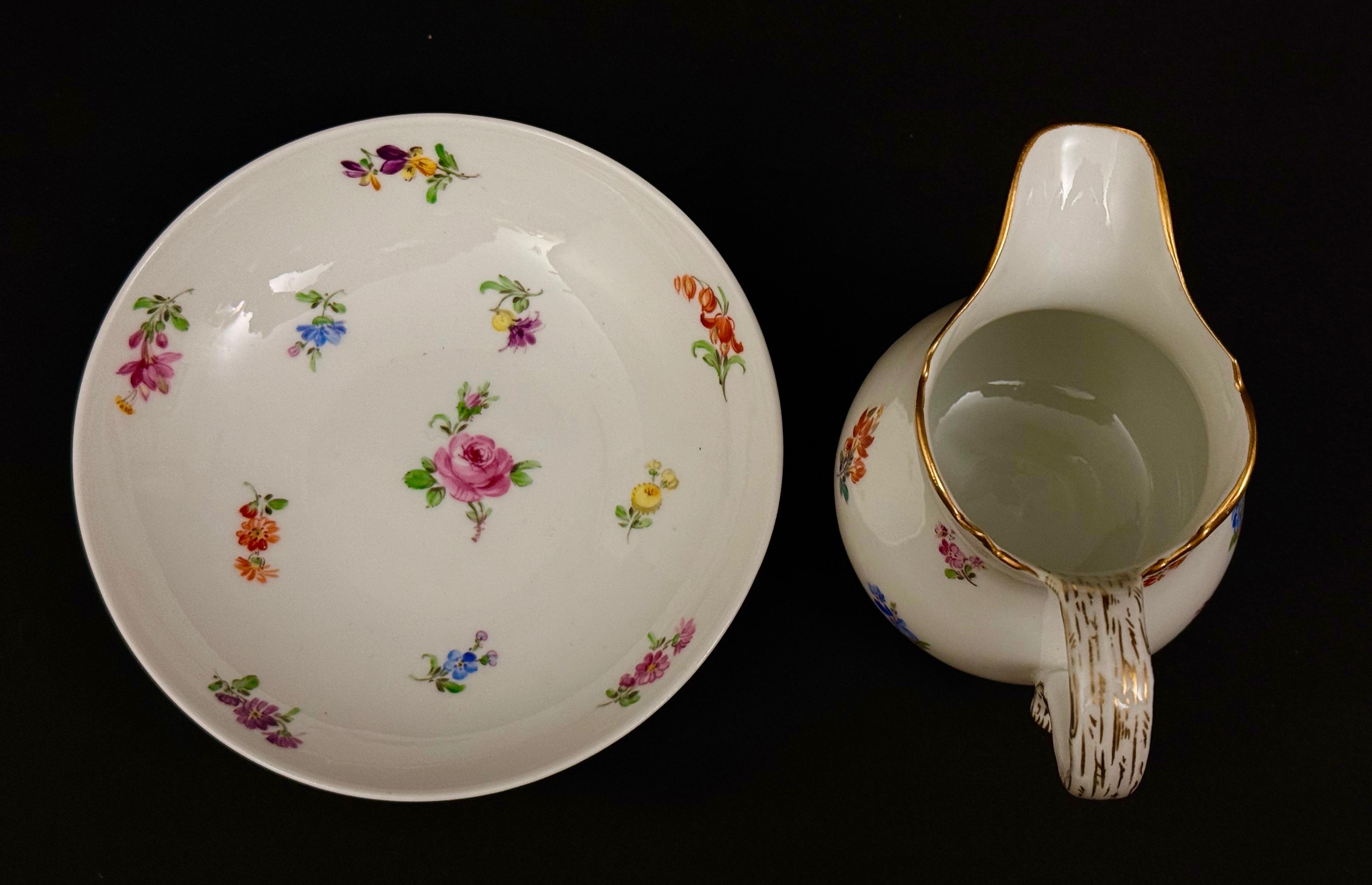 Porcelanowy zestaw- 2 sztuki, Miśnia