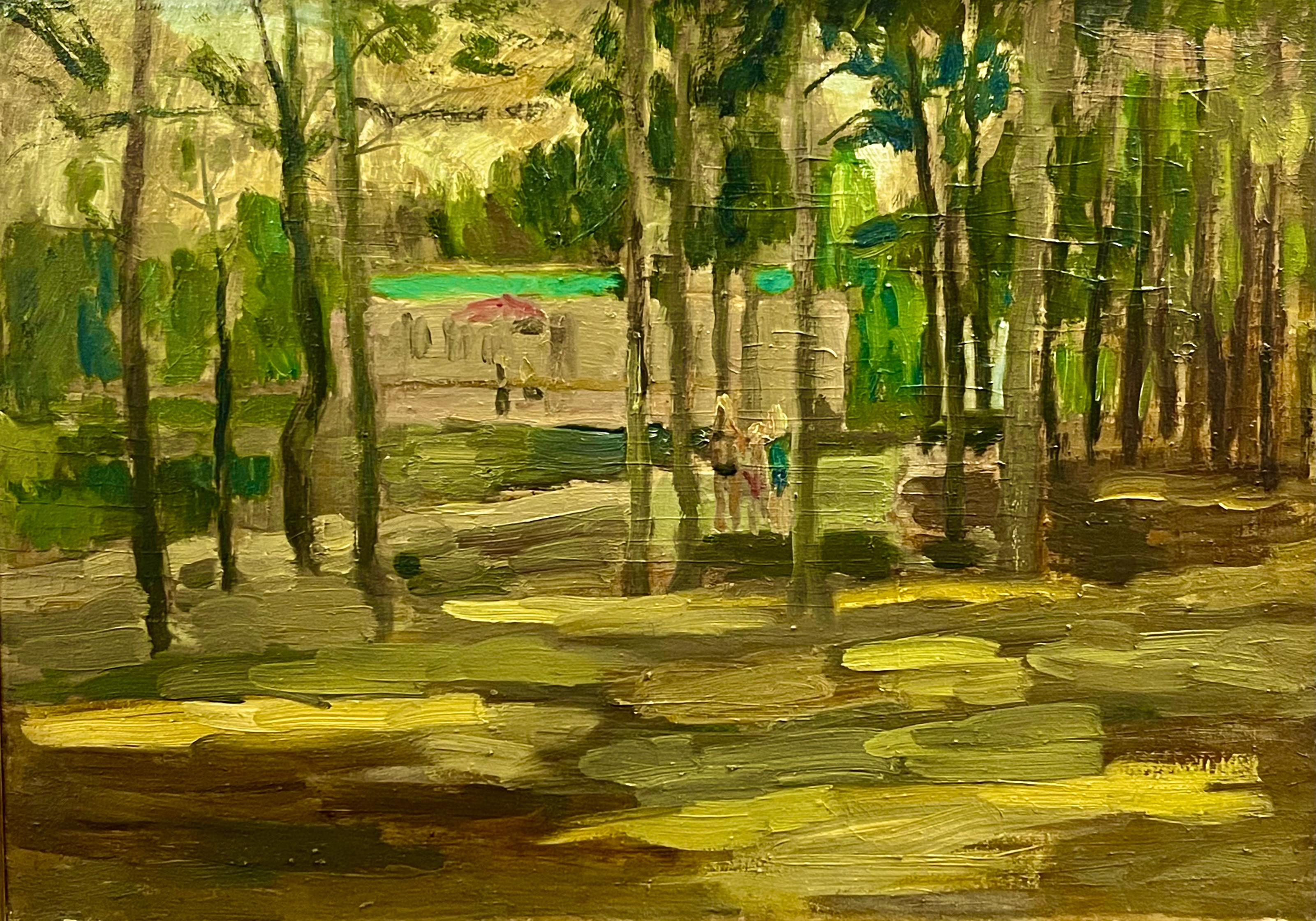 Zenon Kaczmarkiewicz (1926-1993),''Leśne kąpielisko''