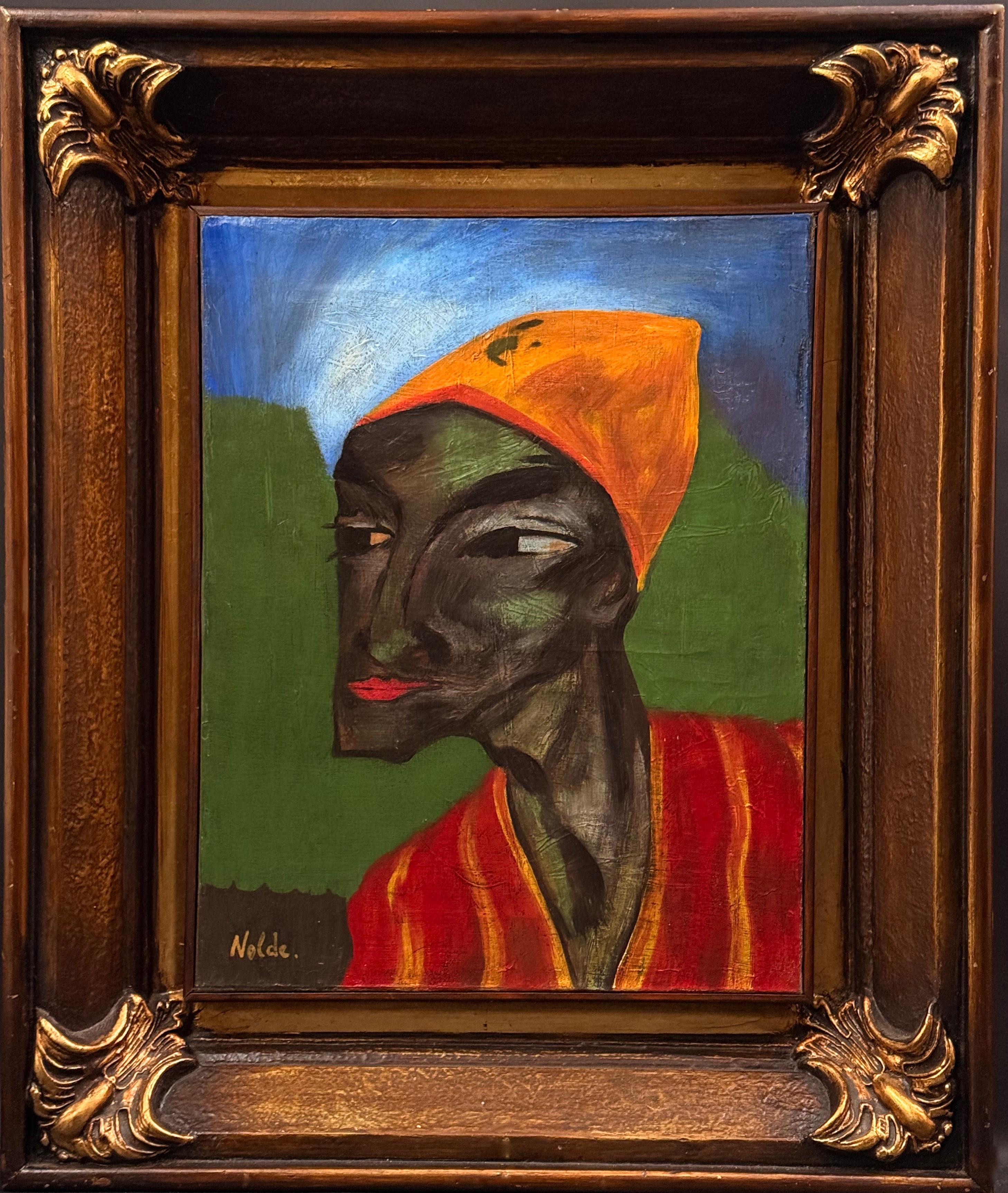 Dekoracyjna rama zdobiona obrazem olejnym