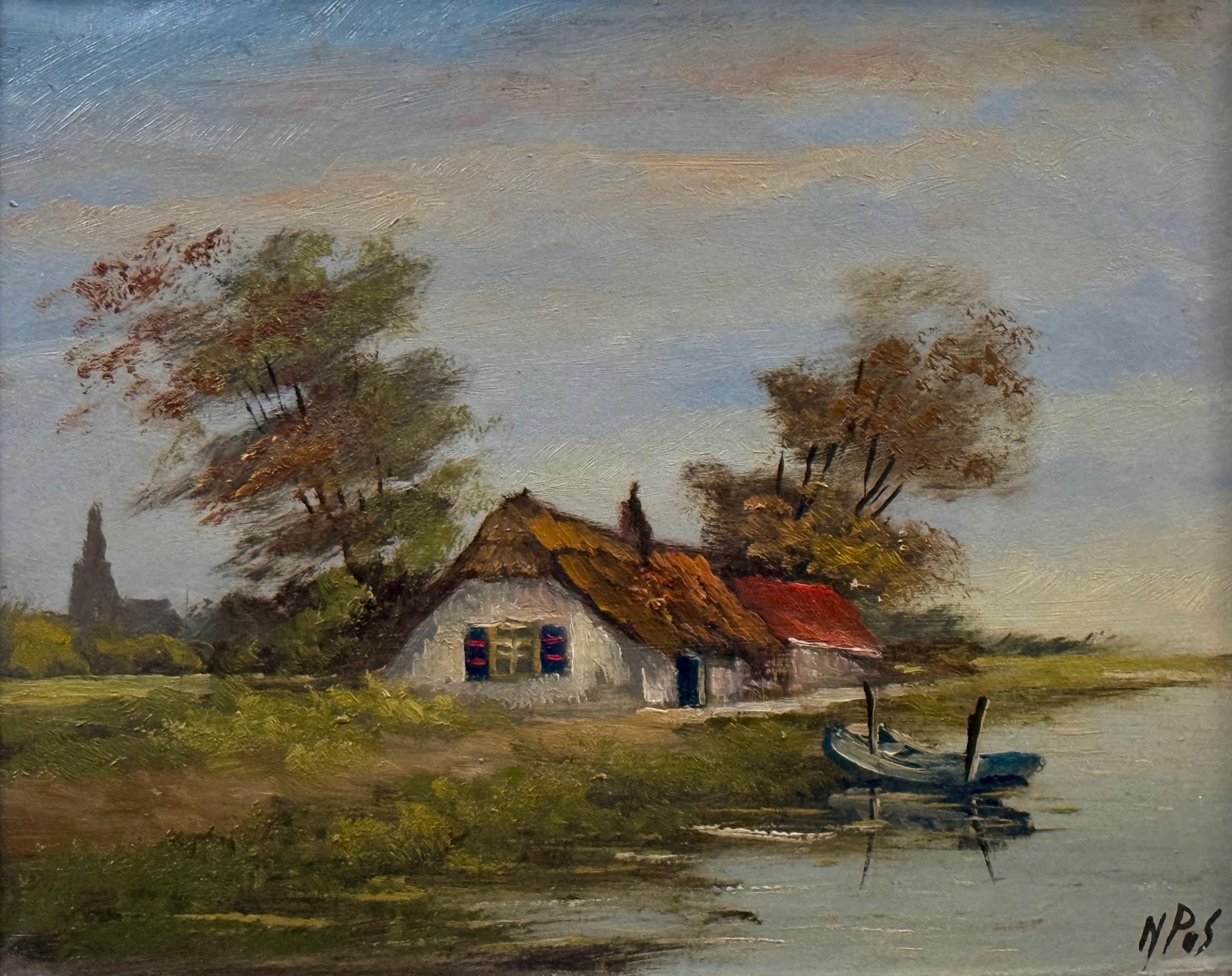 Nieustalony malarz ''Rybacka przystań''