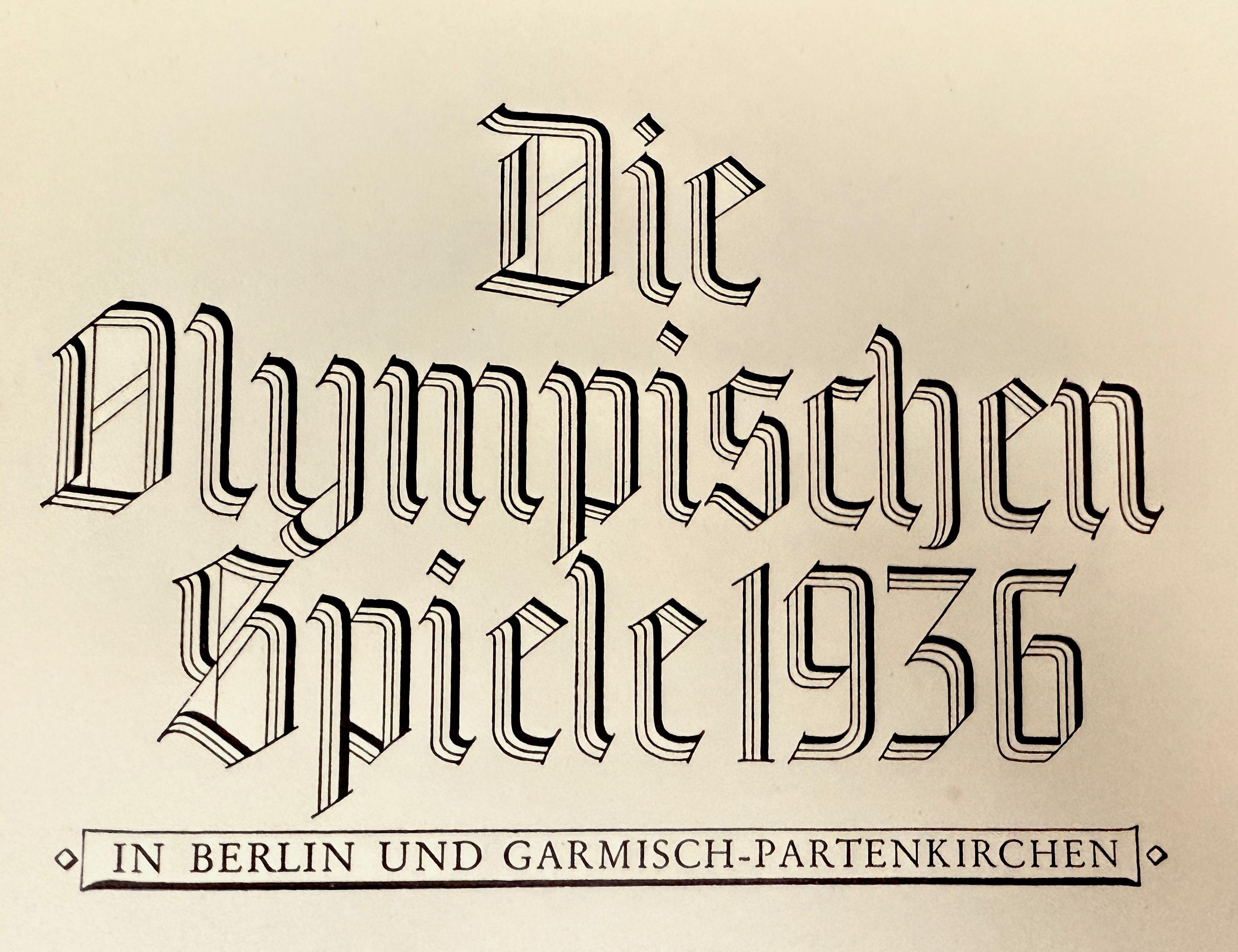 Album ilustrowany XI Olimpiady z 1936 r.