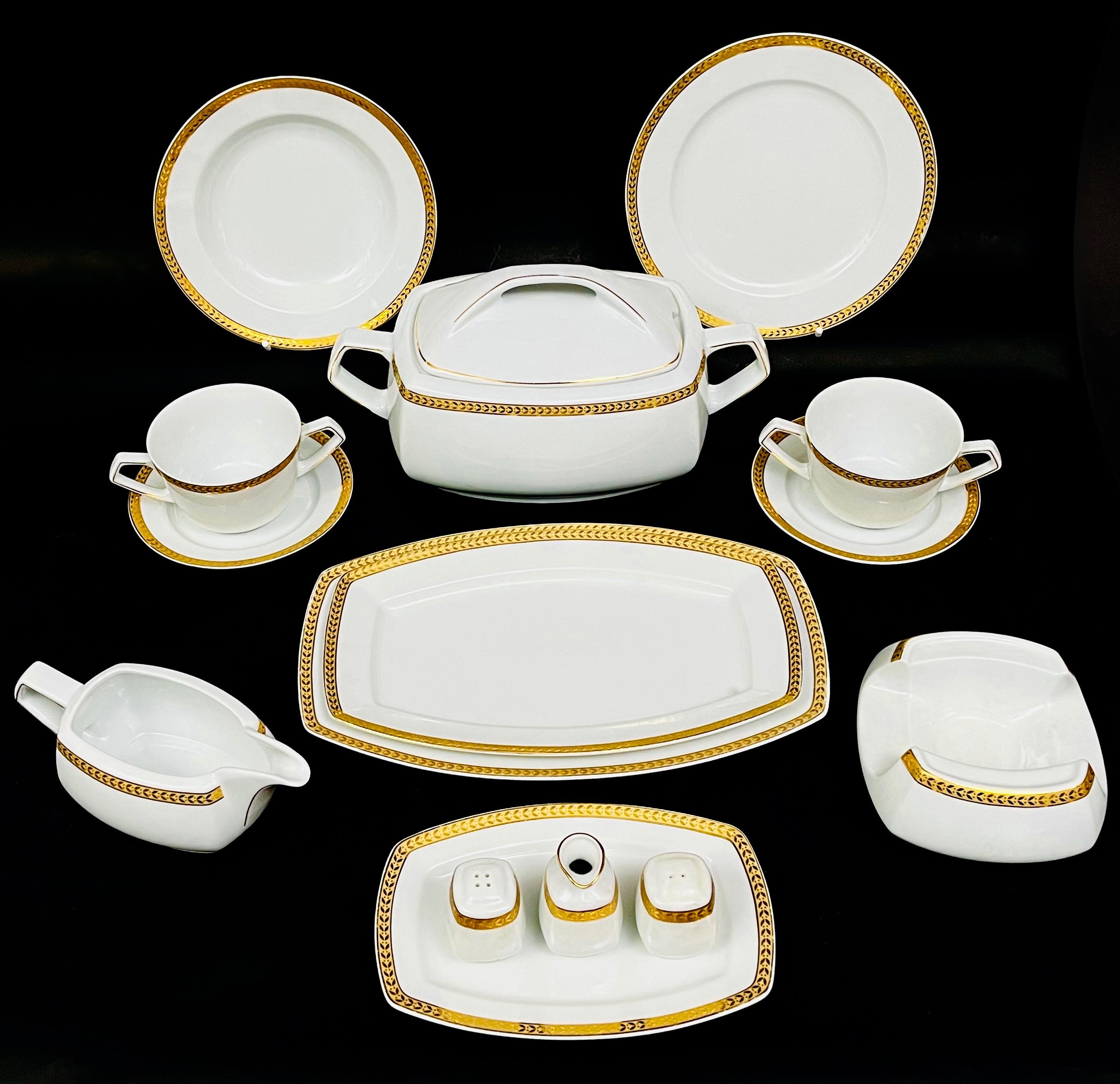 Serwis obiadowy dla 6 osób -40 sztuk,Ćmielów