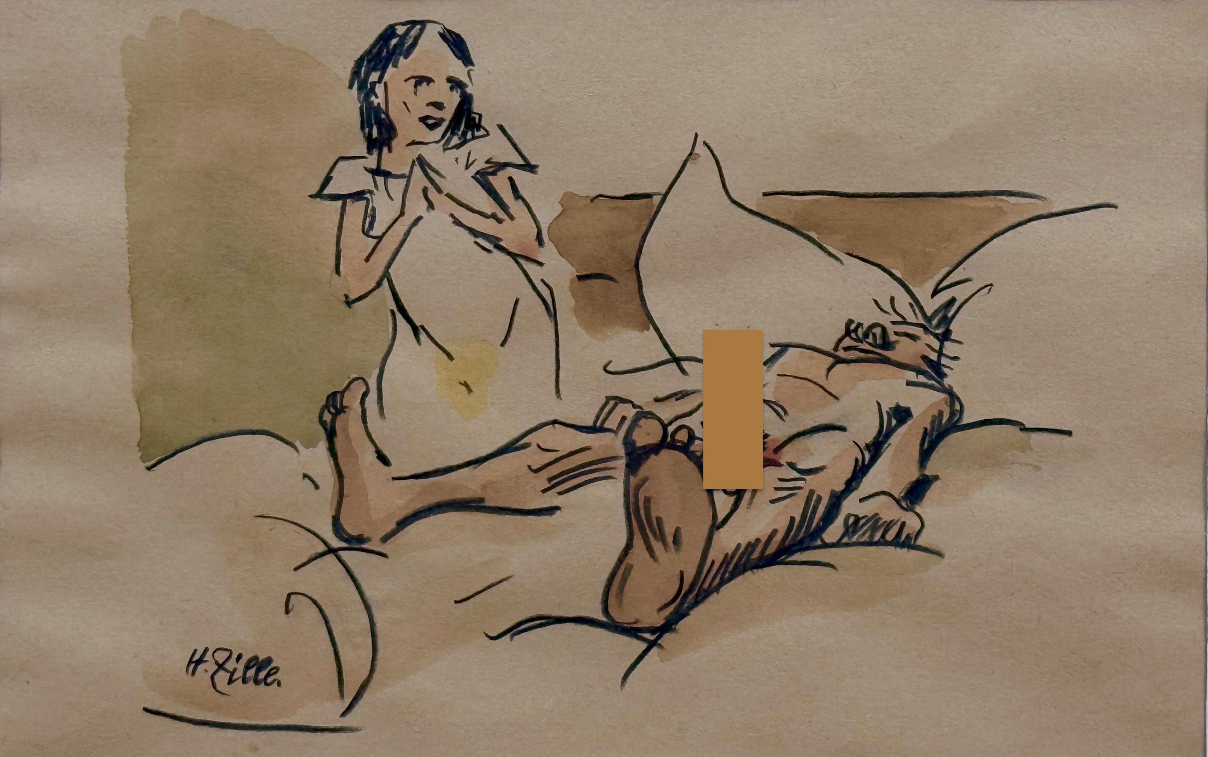 Nieustalony malarz ''Chory z urojenia''