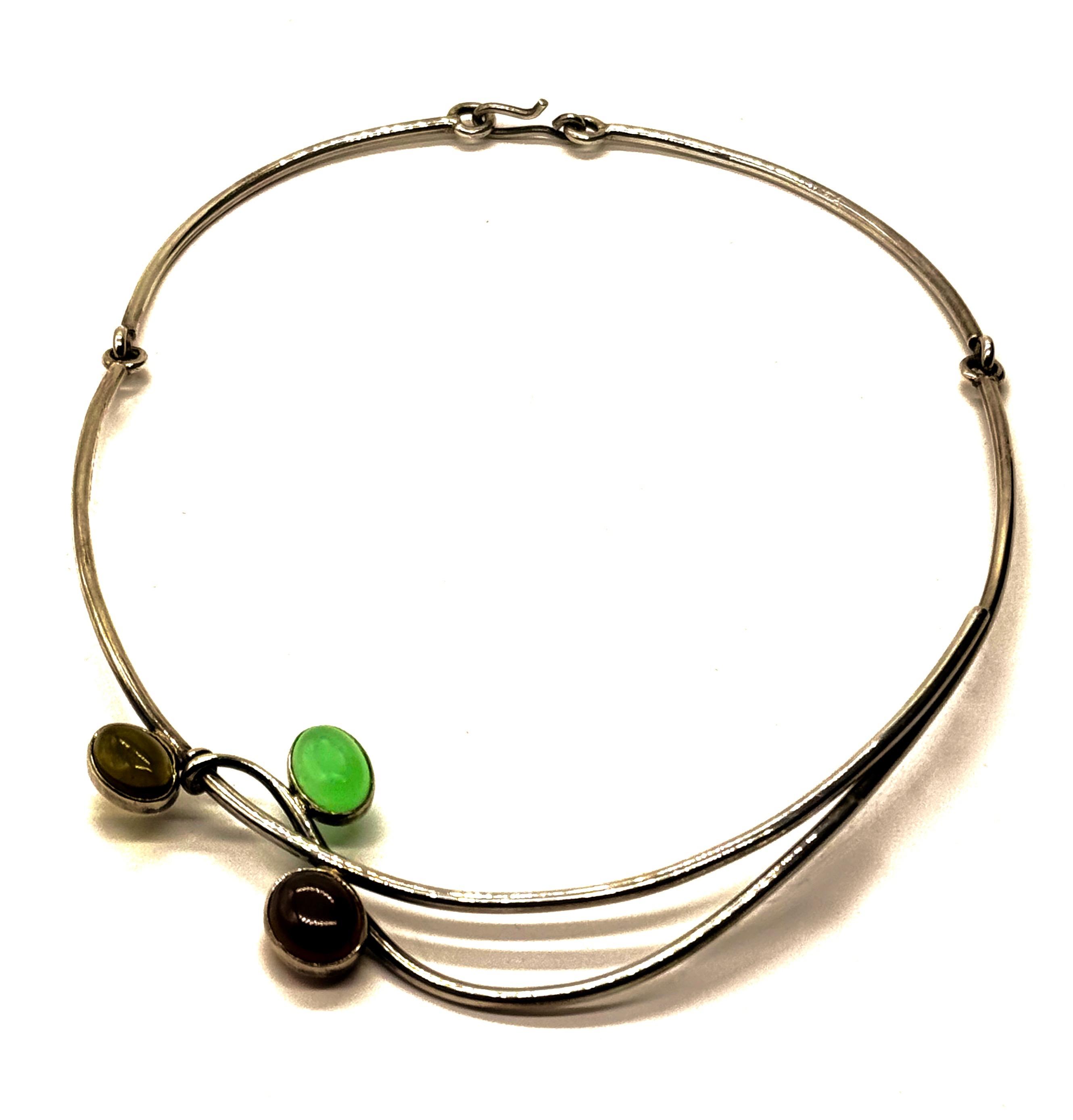 Zestaw 2 srebrnych naszyjników, masa łączna 99 g