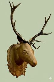 Dekoracyjne poroże jelenia