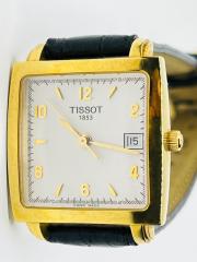 Złoty zegarek naręczny Tissot nieużywany w oryginalnym pudełku  – miniatura 3