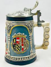 Kolekcja kufli z cynowymi nakrywami -5 sztuk – miniatura 3