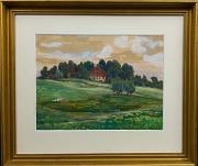 Nieustalony malarz, ''Pejzaż z dworkiem w parku''