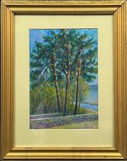 Wacław Skowroński,''Trzy sosny nad jeziorem w Lubomierzu''