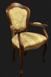Fotel -krzesło salonowe w stylu Ludwika Filipa