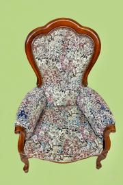 Salonowa berżera w stylu Ludwika Filipa